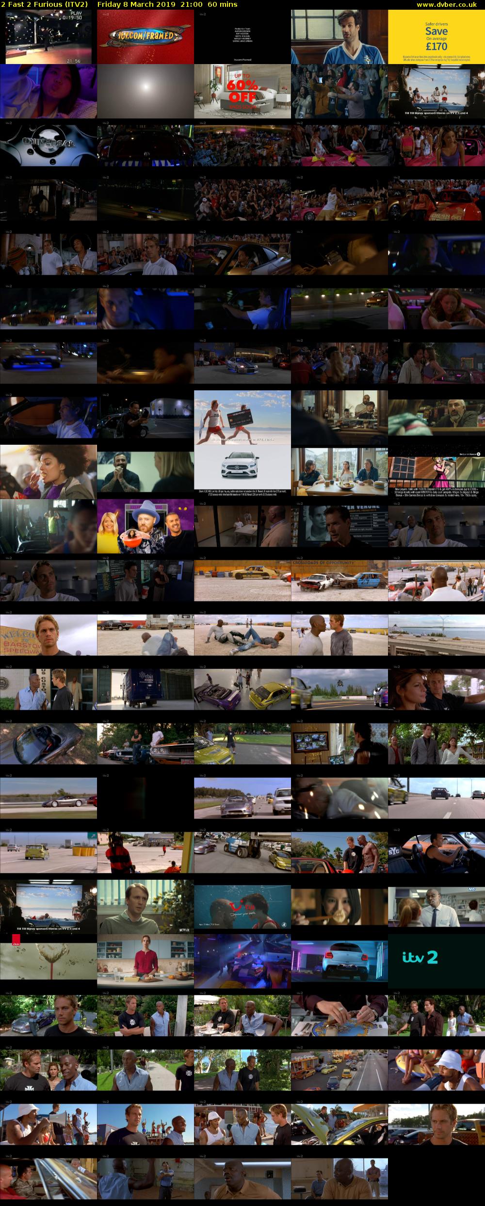 2 Fast 2 Furious (ITV2) Friday 8 March 2019 21:00 - 22:00