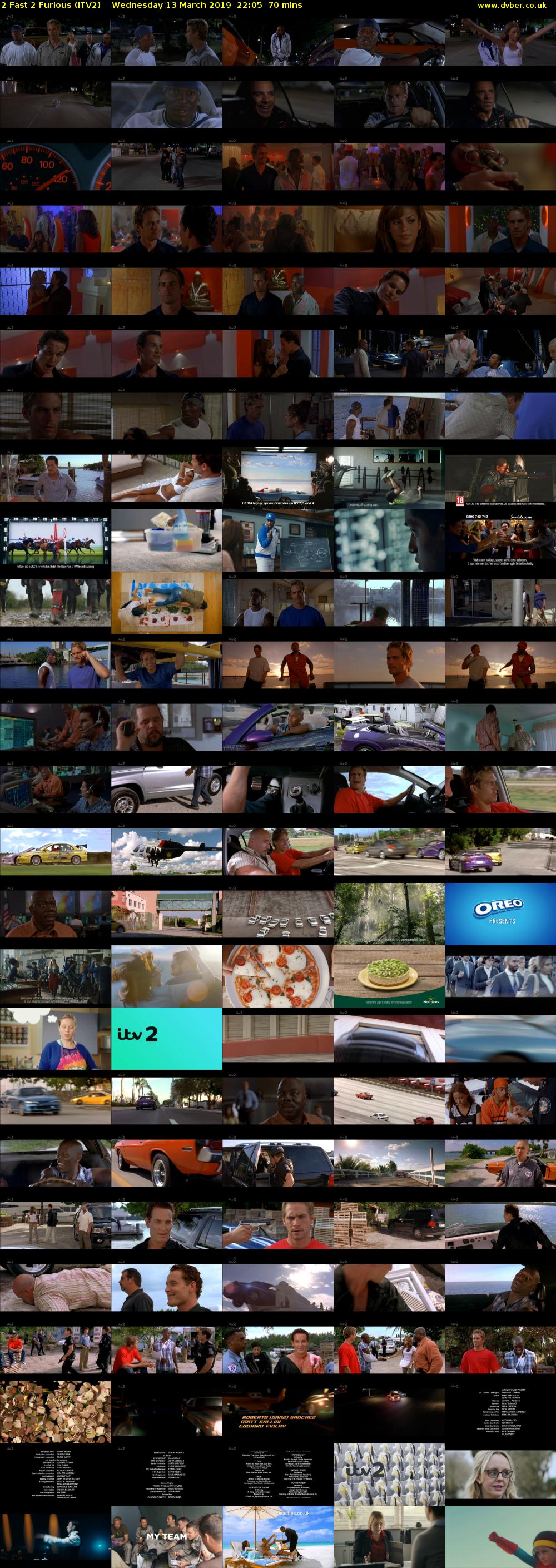 2 Fast 2 Furious (ITV2) Wednesday 13 March 2019 22:05 - 23:15