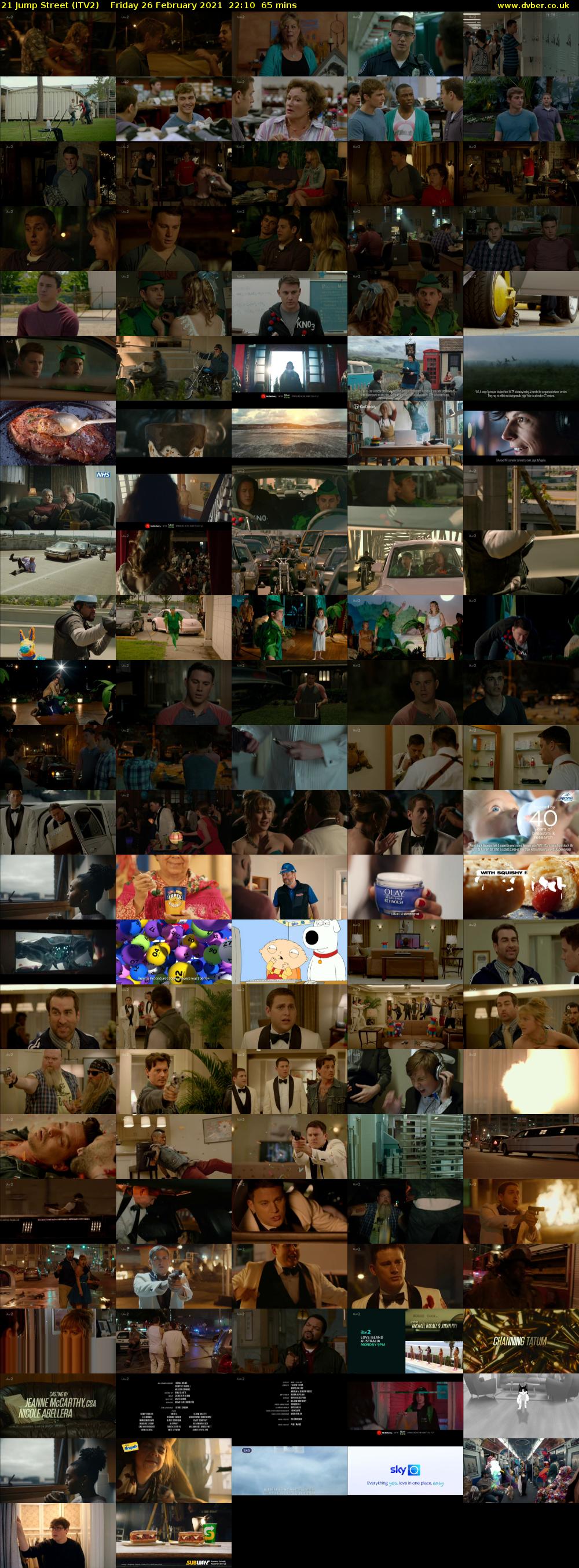 21 Jump Street (ITV2) Friday 26 February 2021 22:10 - 23:15