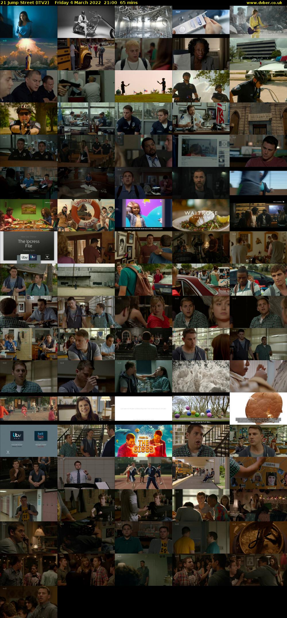 21 Jump Street (ITV2) Friday 4 March 2022 21:00 - 22:05