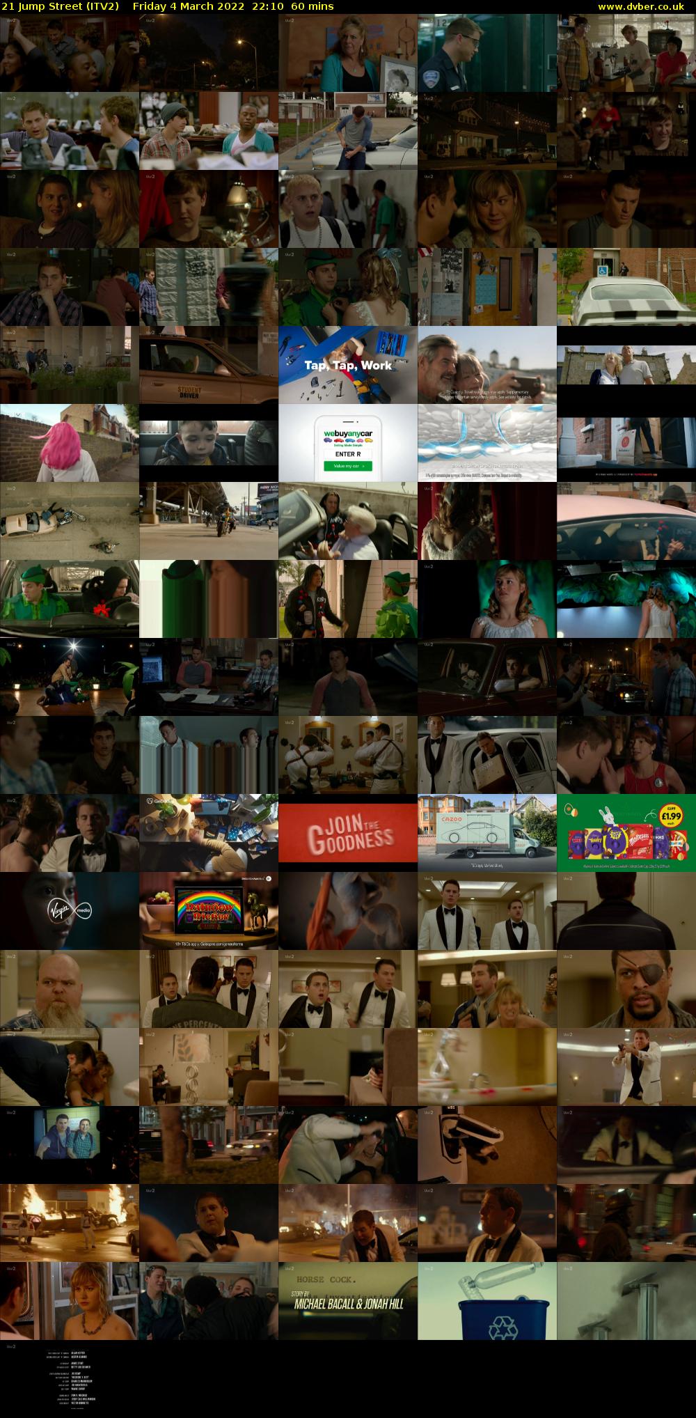 21 Jump Street (ITV2) Friday 4 March 2022 22:10 - 23:10