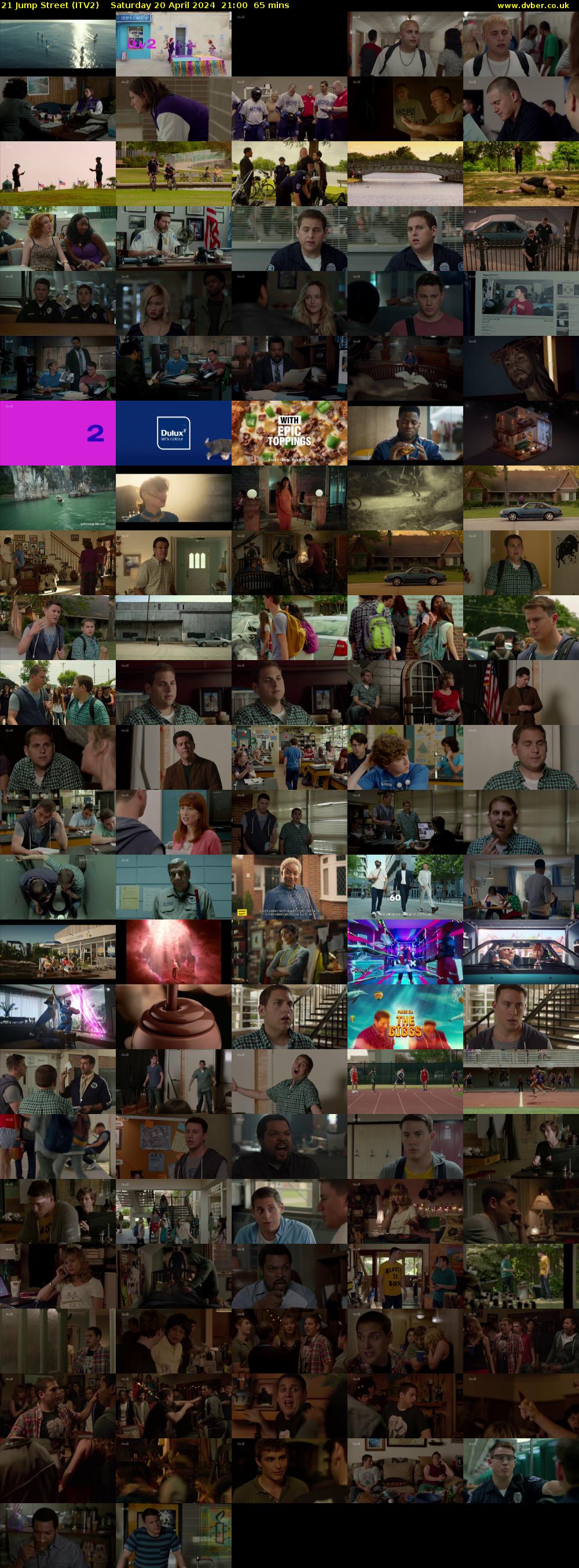 21 Jump Street (ITV2) Saturday 20 April 2024 21:00 - 22:05