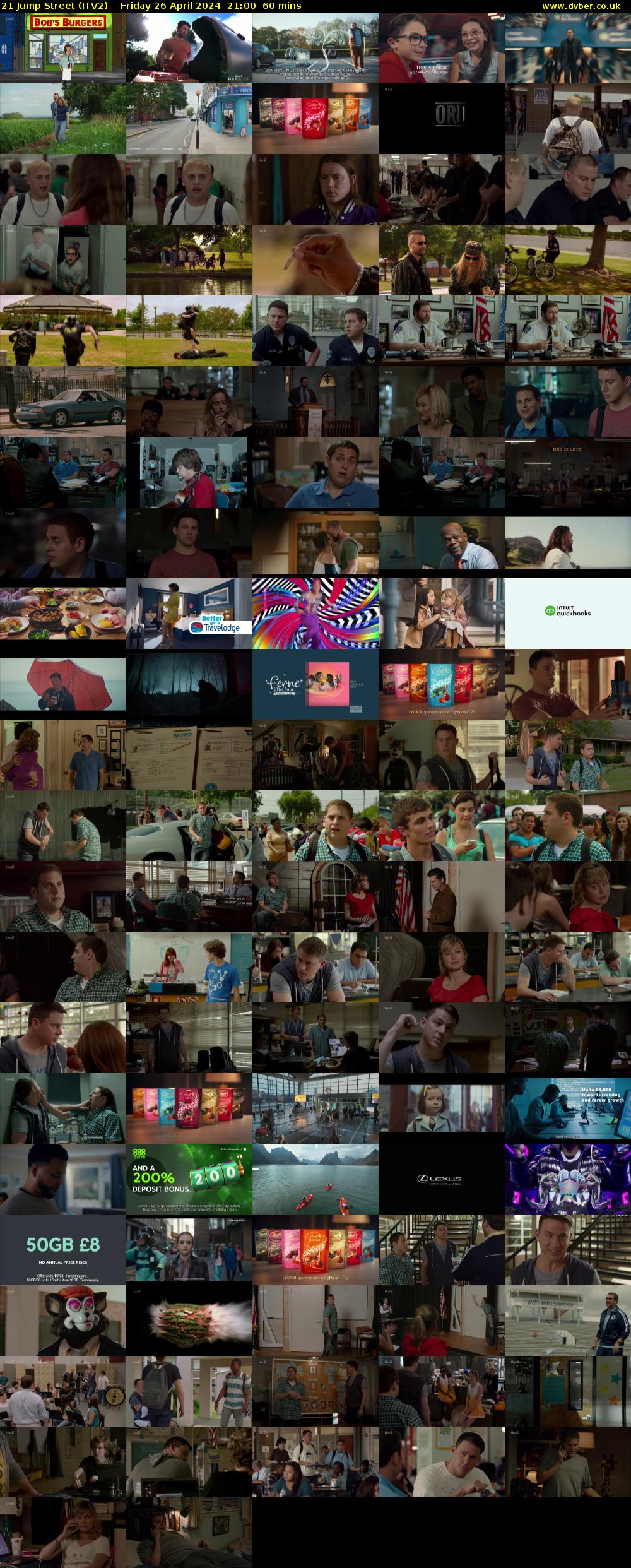 21 Jump Street (ITV2) Friday 26 April 2024 21:00 - 22:00