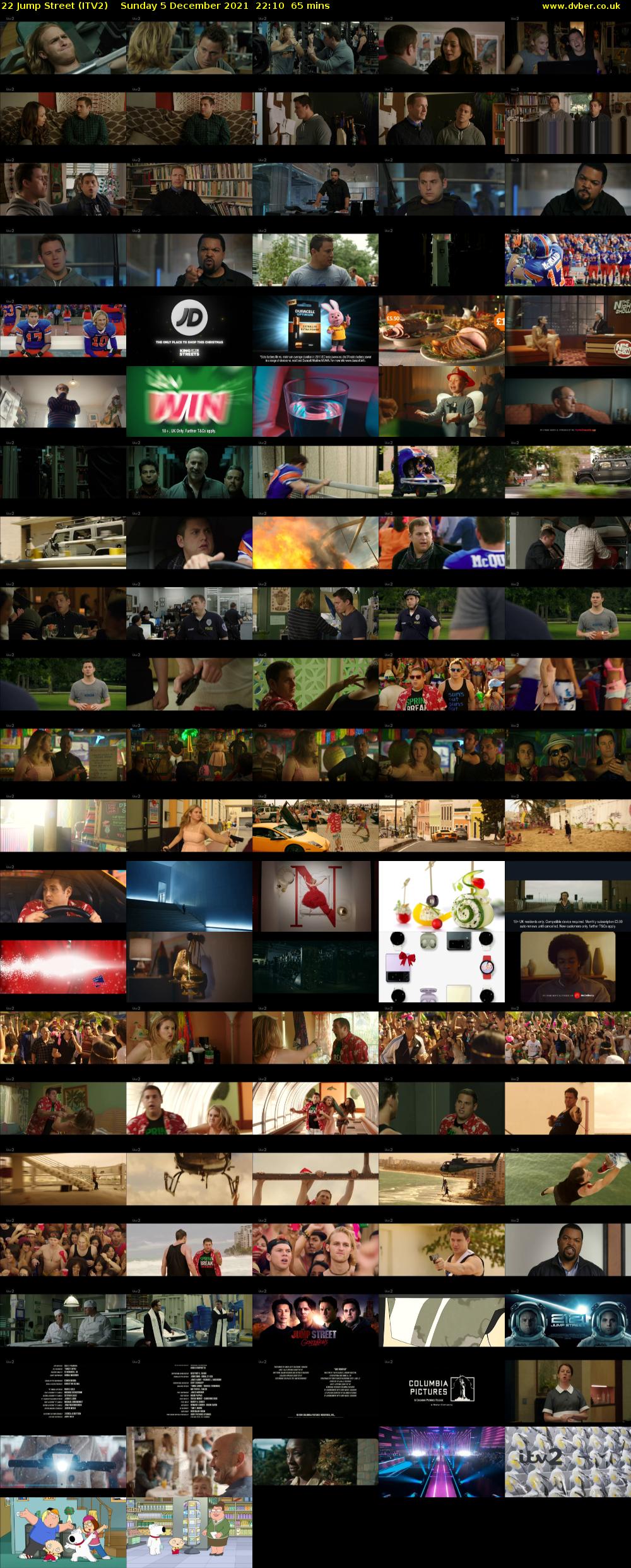 22 Jump Street (ITV2) Sunday 5 December 2021 22:10 - 23:15