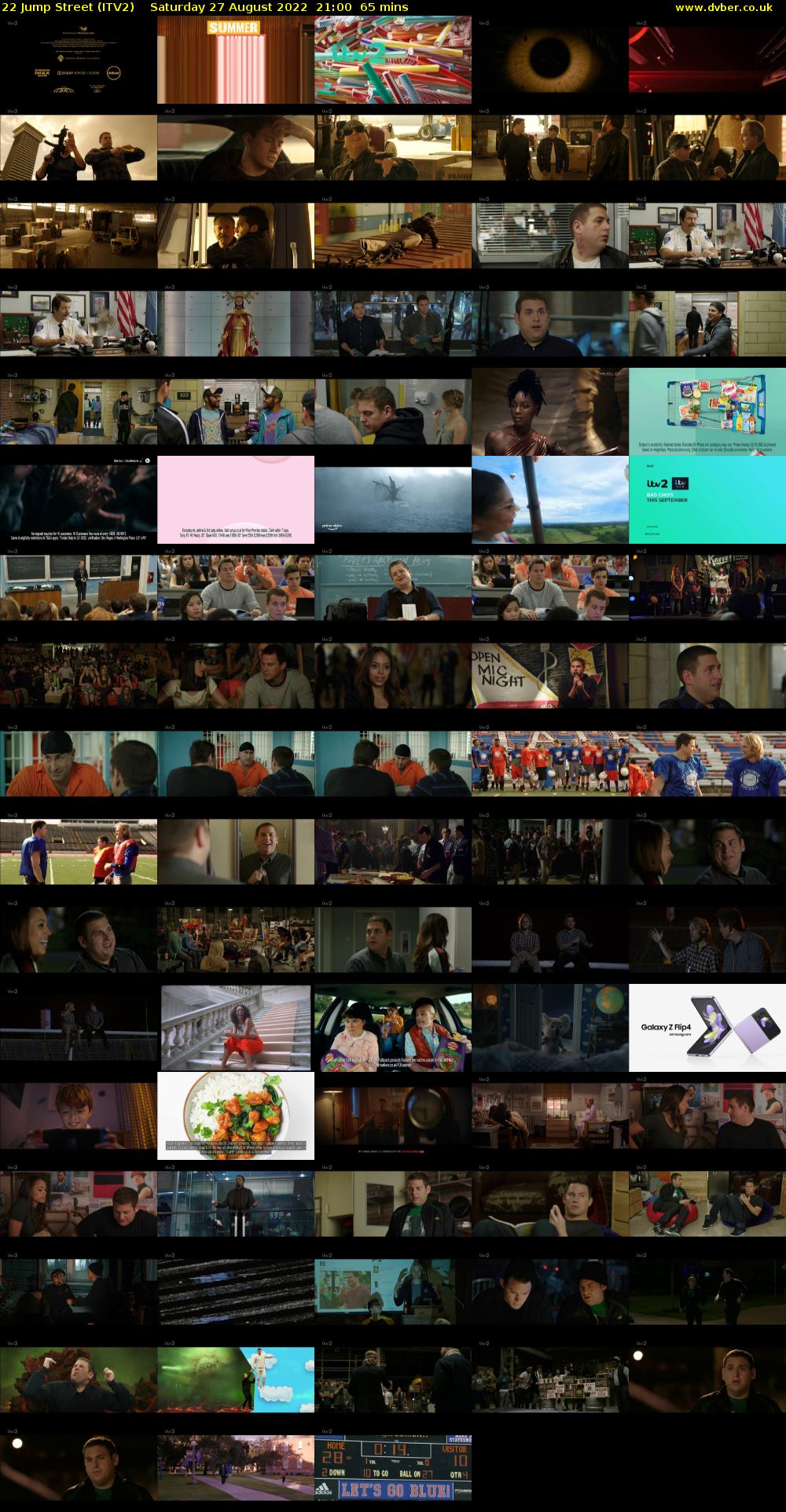 22 Jump Street (ITV2) Saturday 27 August 2022 21:00 - 22:05
