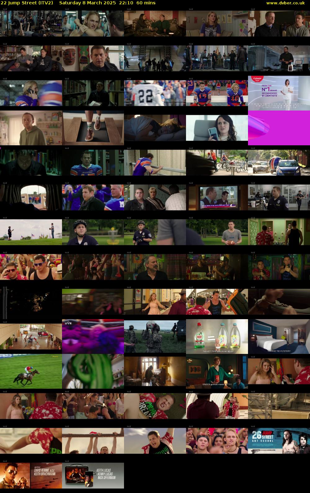 22 Jump Street (ITV2) Saturday 8 March 2025 22:10 - 23:10