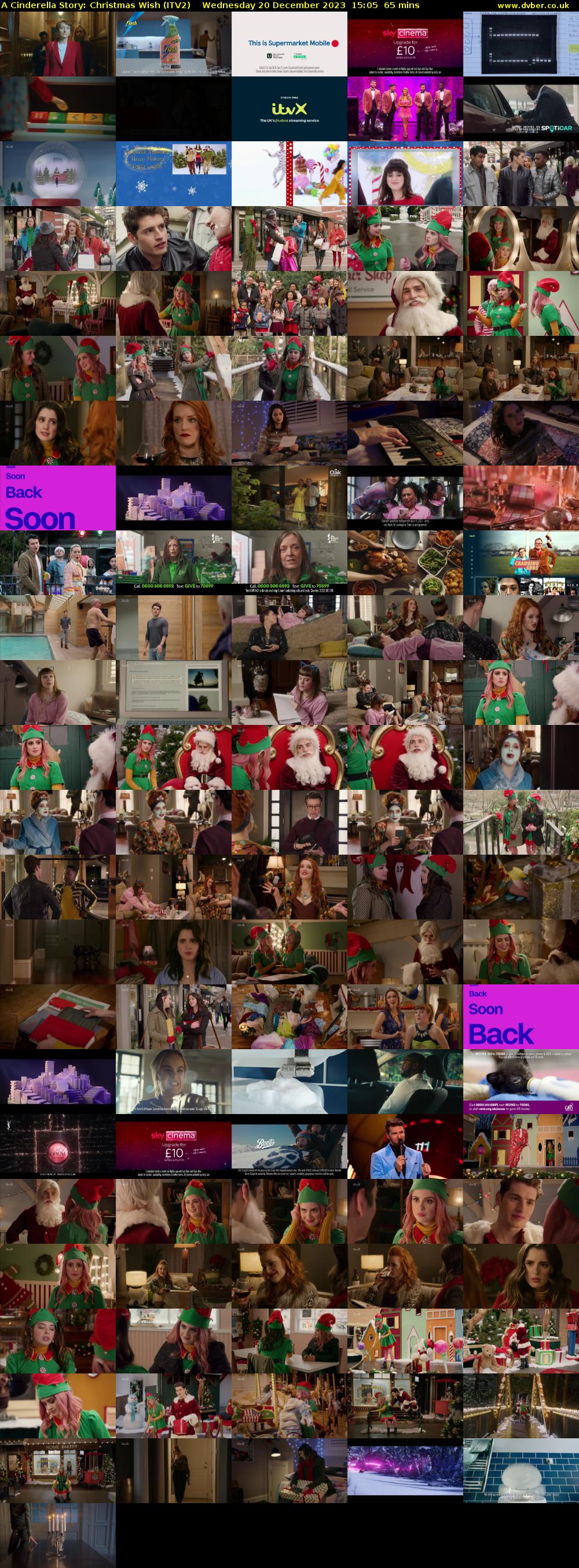 A Cinderella Story: Christmas Wish (ITV2) Wednesday 20 December 2023 15:05 - 16:10