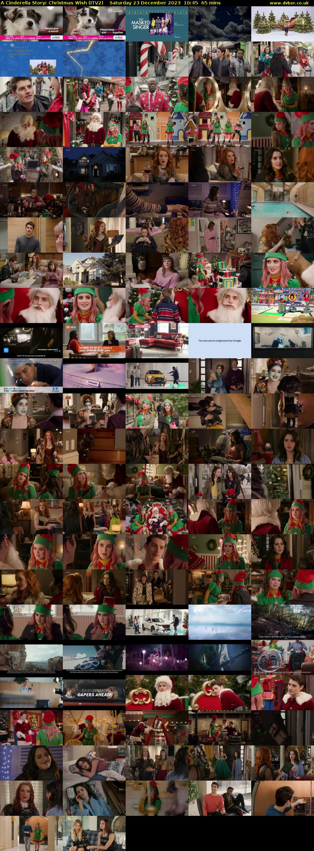 A Cinderella Story: Christmas Wish (ITV2) Saturday 23 December 2023 10:45 - 11:50