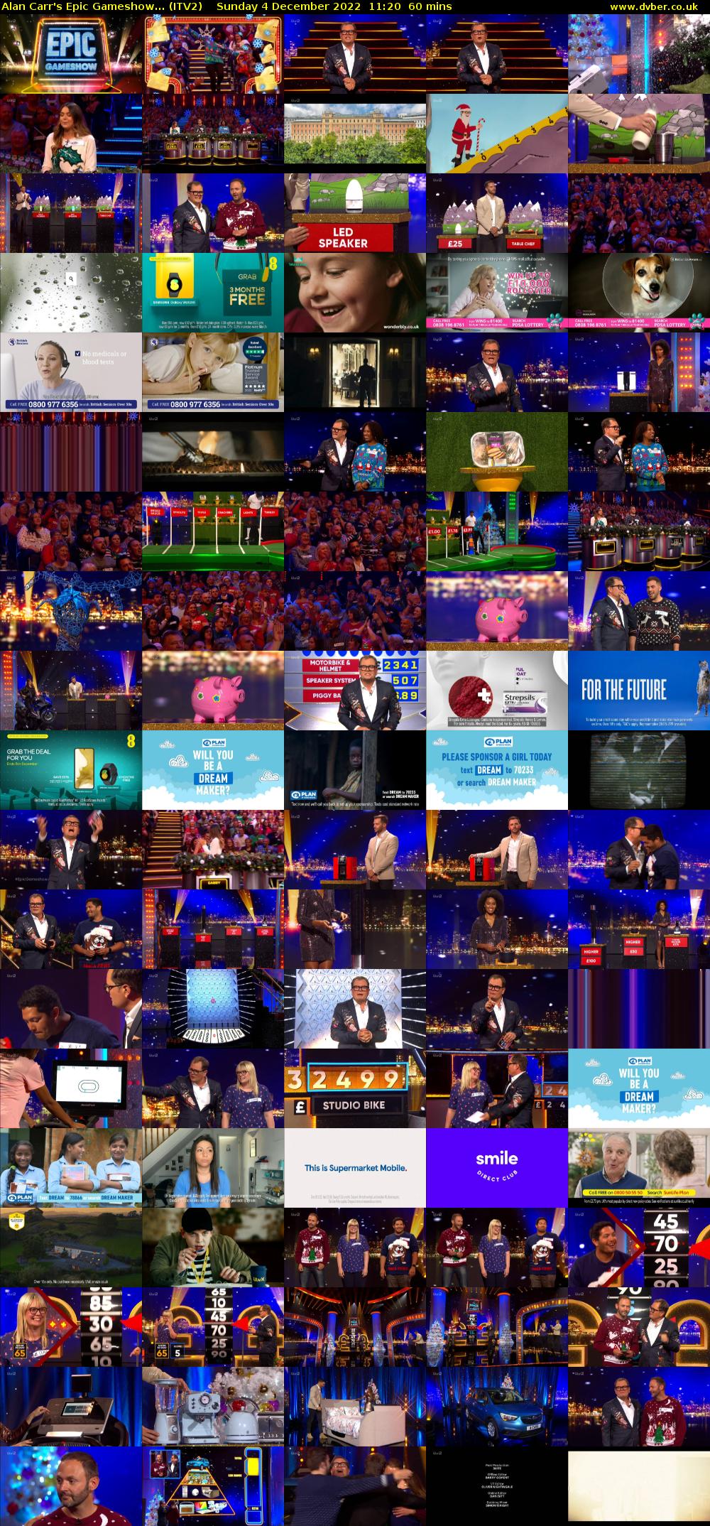 Alan Carr's Epic Gameshow... (ITV2) Sunday 4 December 2022 11:20 - 12:20