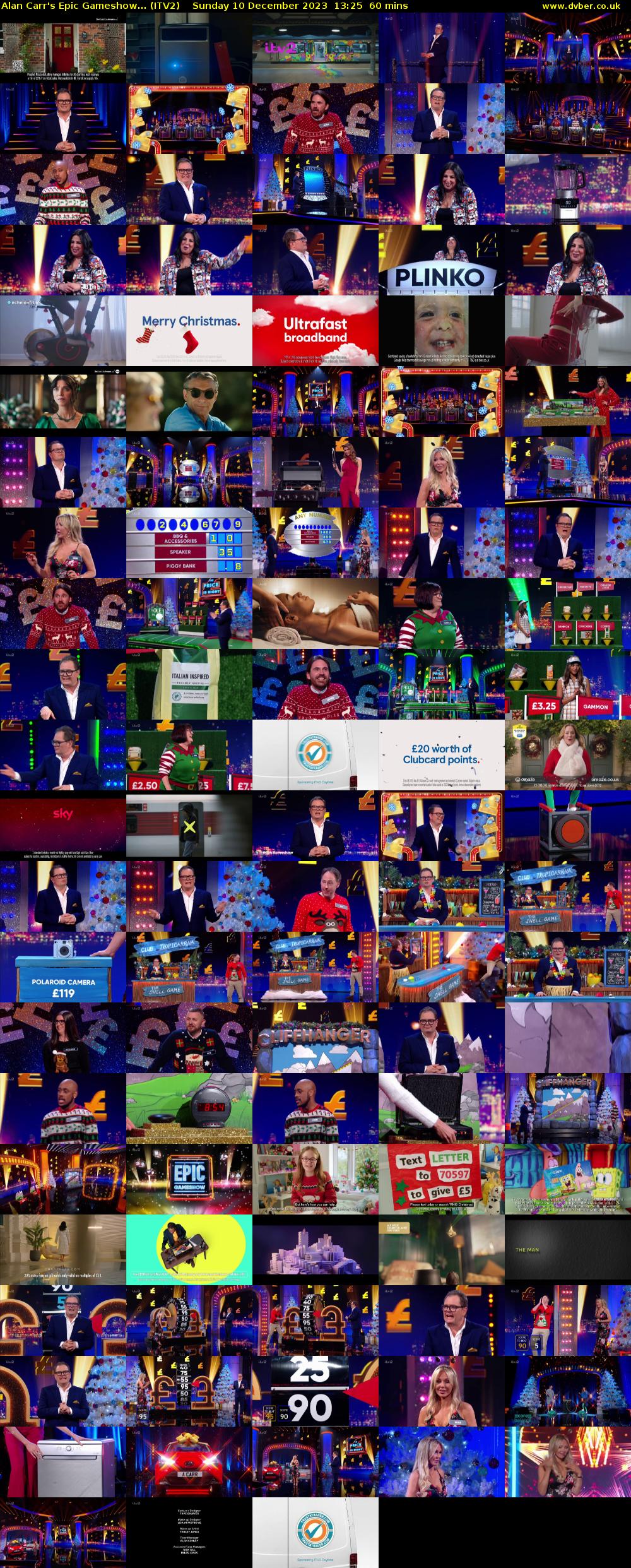 Alan Carr's Epic Gameshow... (ITV2) Sunday 10 December 2023 13:25 - 14:25