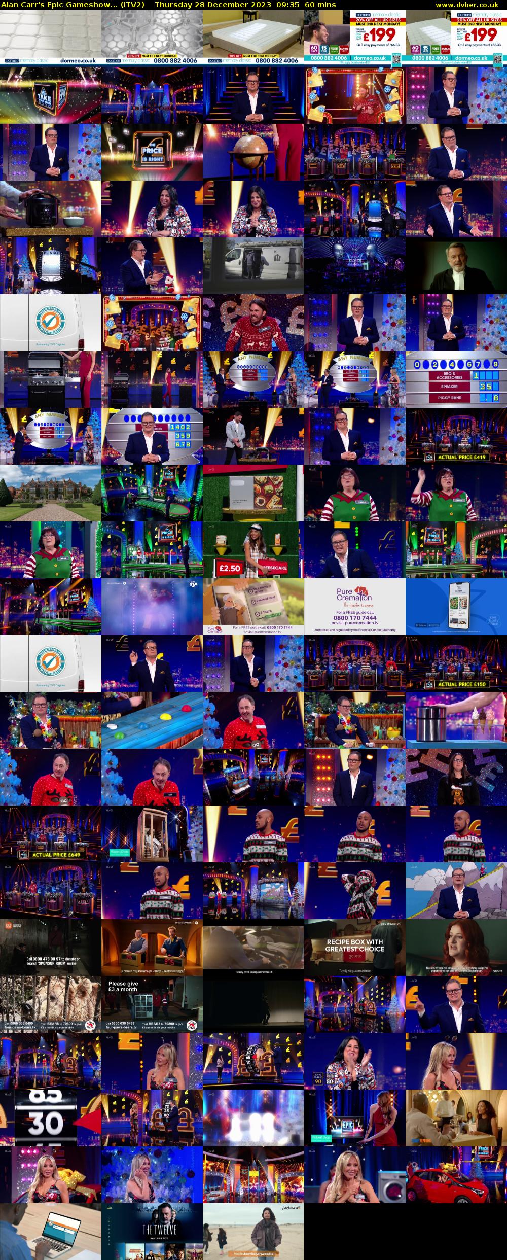 Alan Carr's Epic Gameshow... (ITV2) Thursday 28 December 2023 09:35 - 10:35