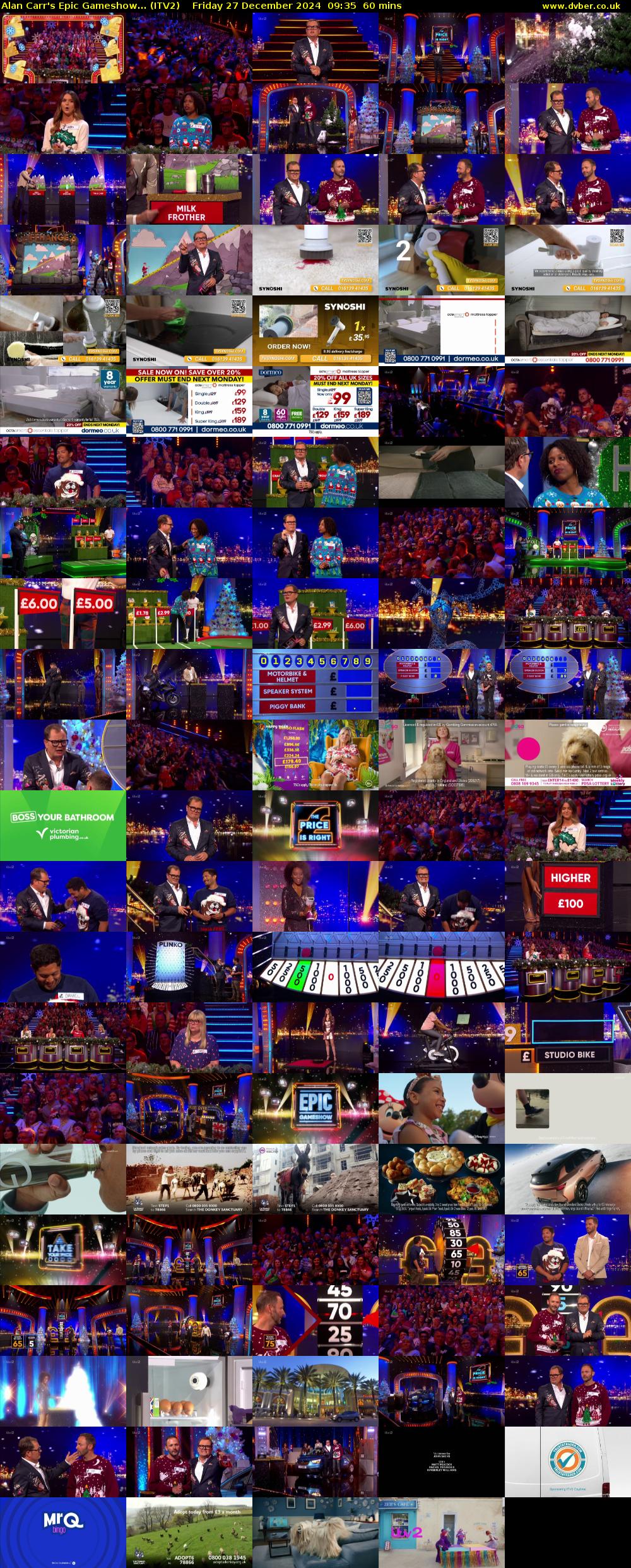 Alan Carr's Epic Gameshow... (ITV2) Friday 27 December 2024 09:35 - 10:35