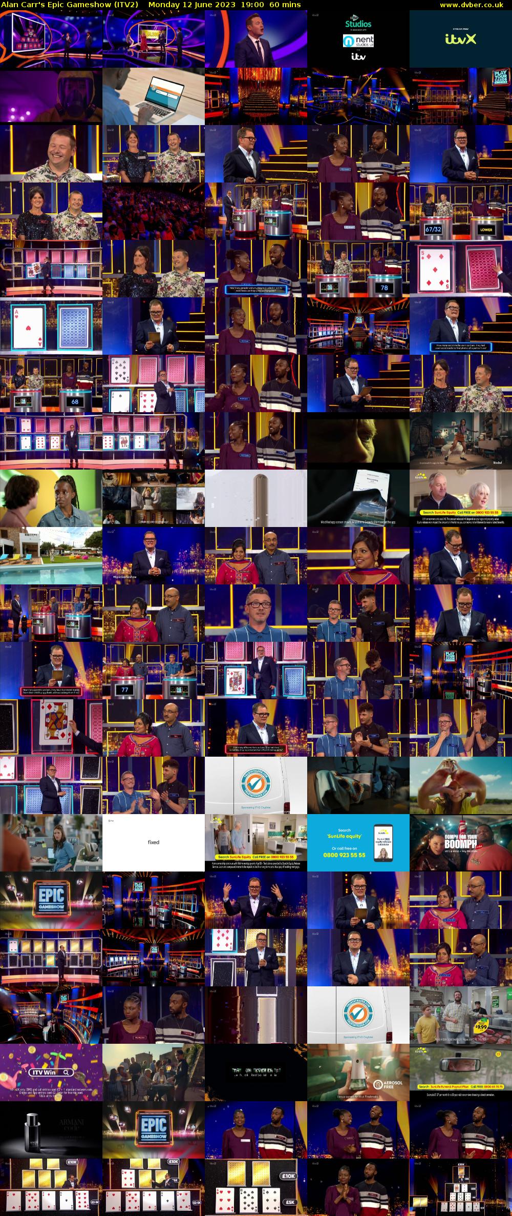 Alan Carr's Epic Gameshow (ITV2) Monday 12 June 2023 19:00 - 20:00