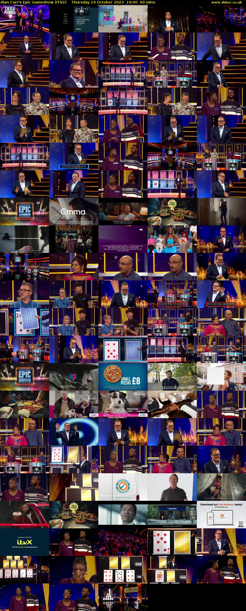 Alan Carr's Epic Gameshow (ITV2) Thursday 19 October 2023 19:00 - 20:00