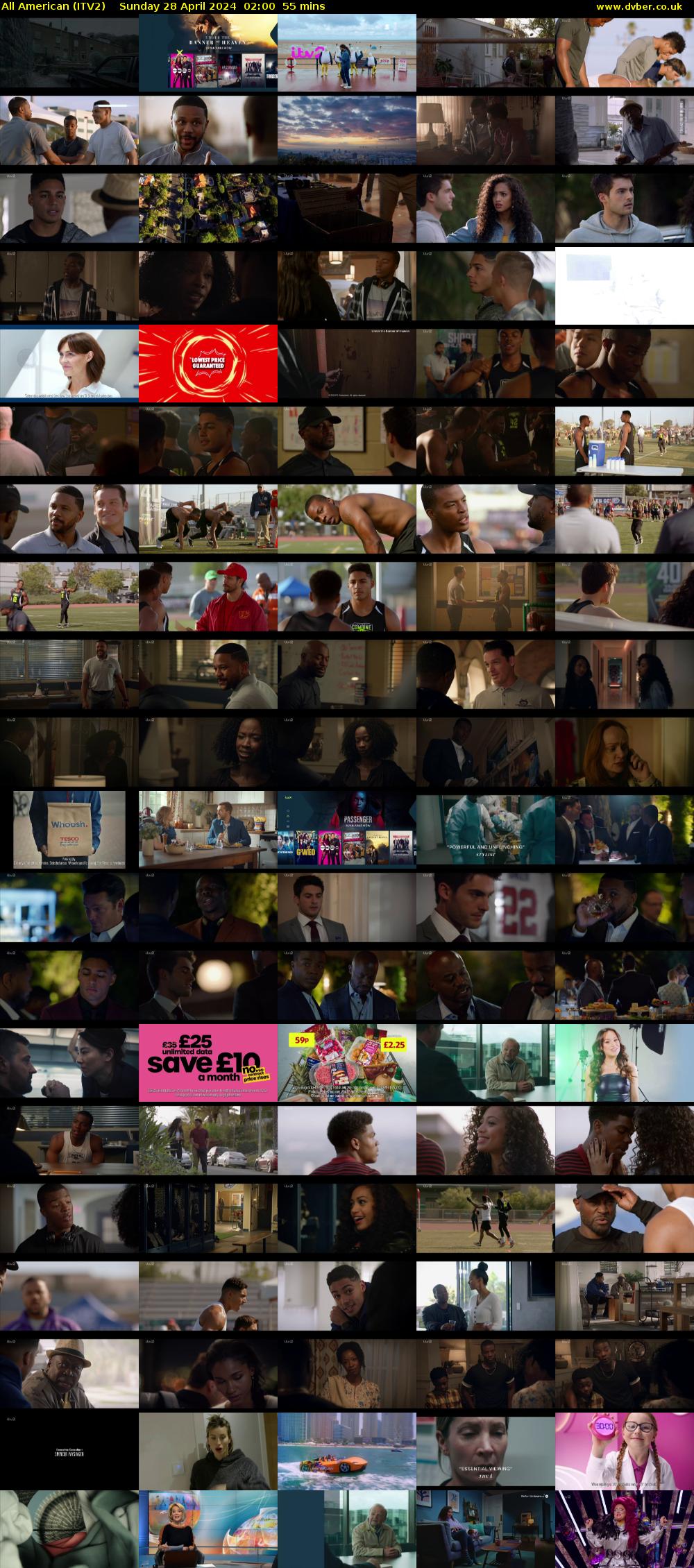 All American (ITV2) Sunday 28 April 2024 02:00 - 02:55