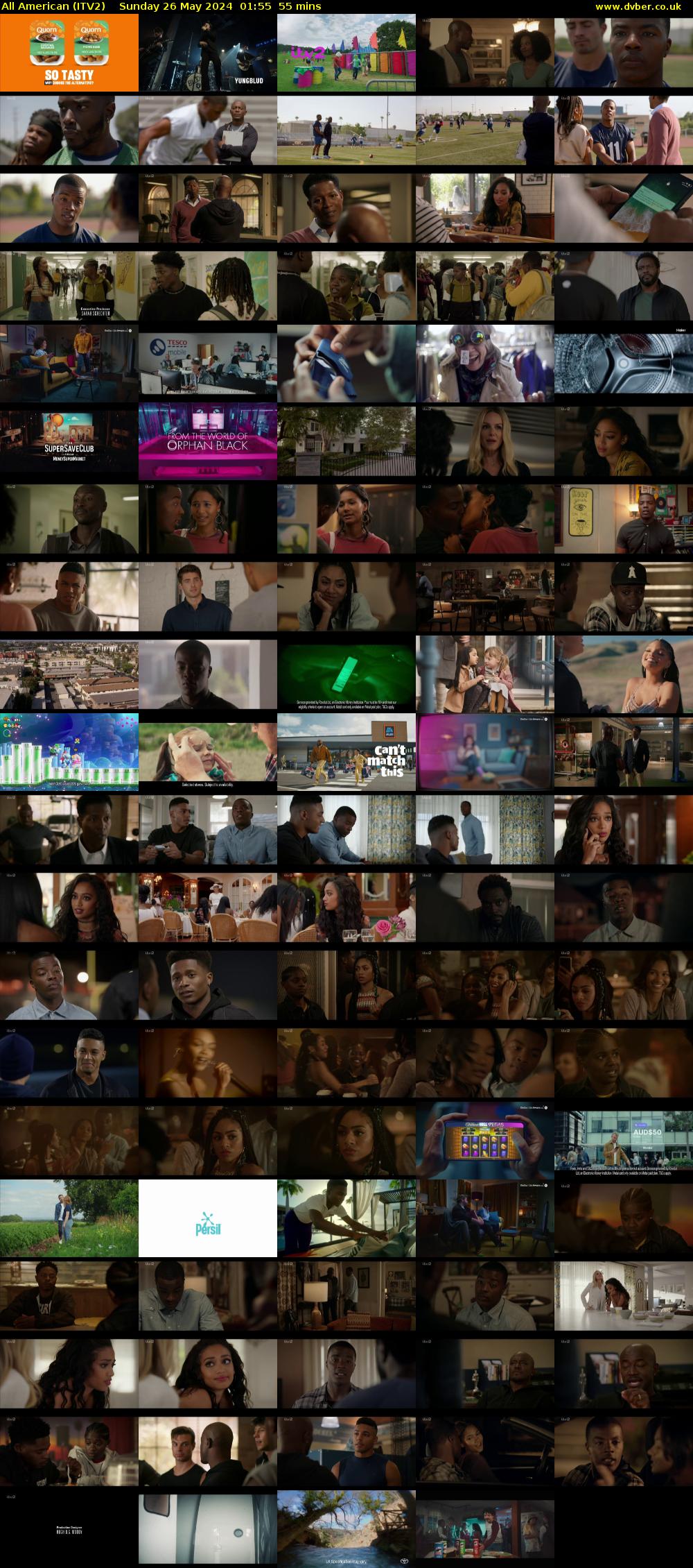 All American (ITV2) Sunday 26 May 2024 01:55 - 02:50
