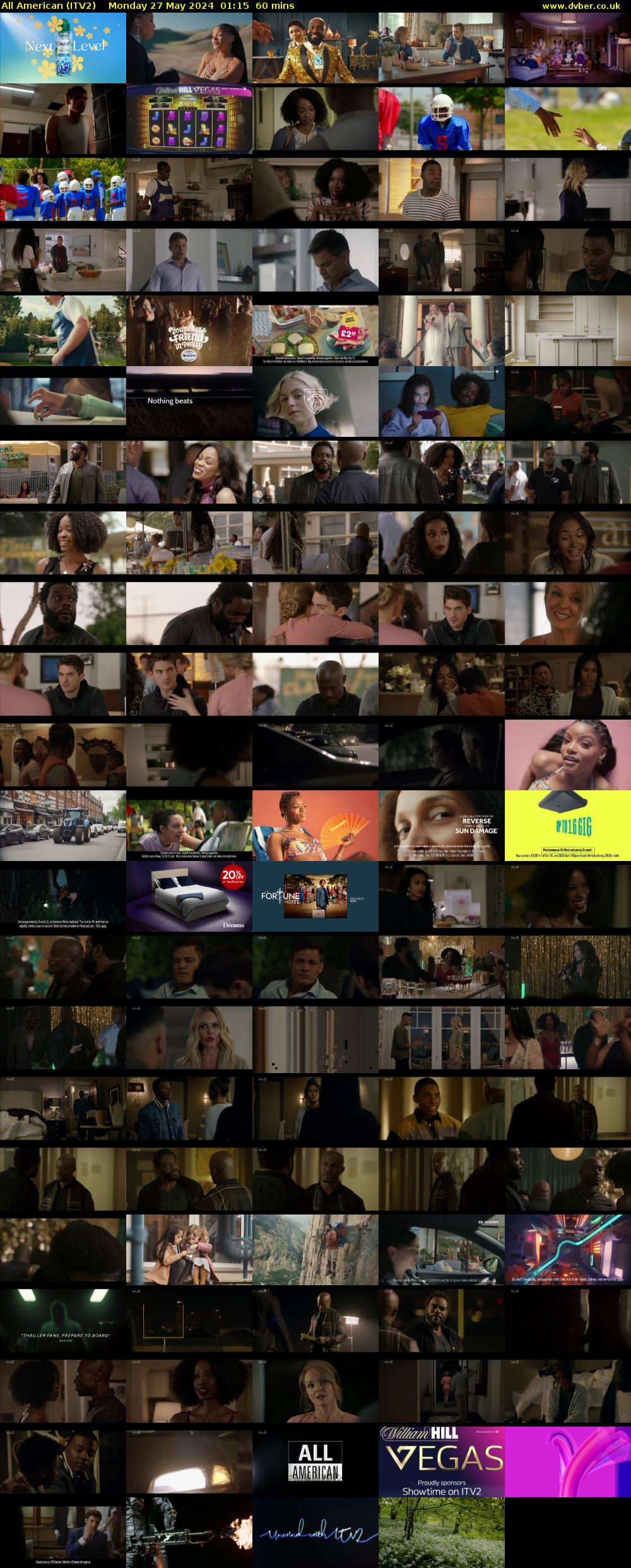 All American (ITV2) Monday 27 May 2024 01:15 - 02:15