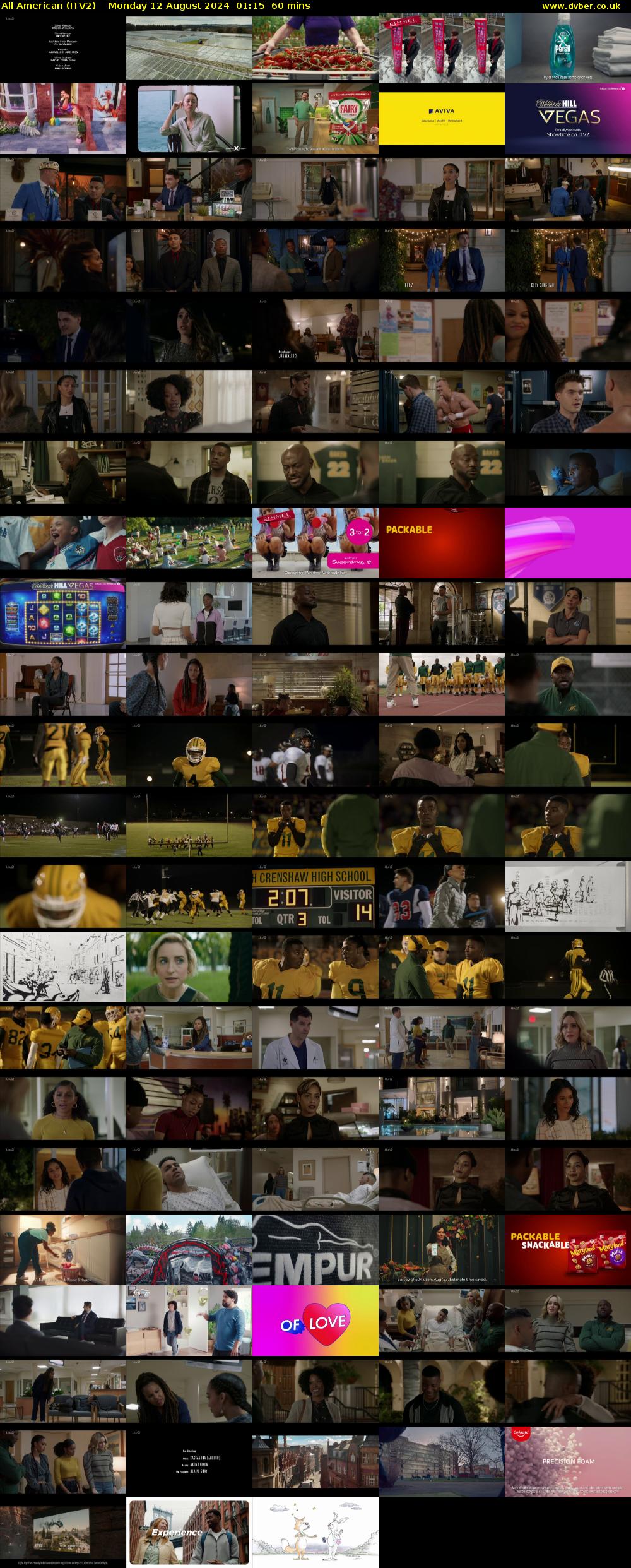 All American (ITV2) Monday 12 August 2024 01:15 - 02:15