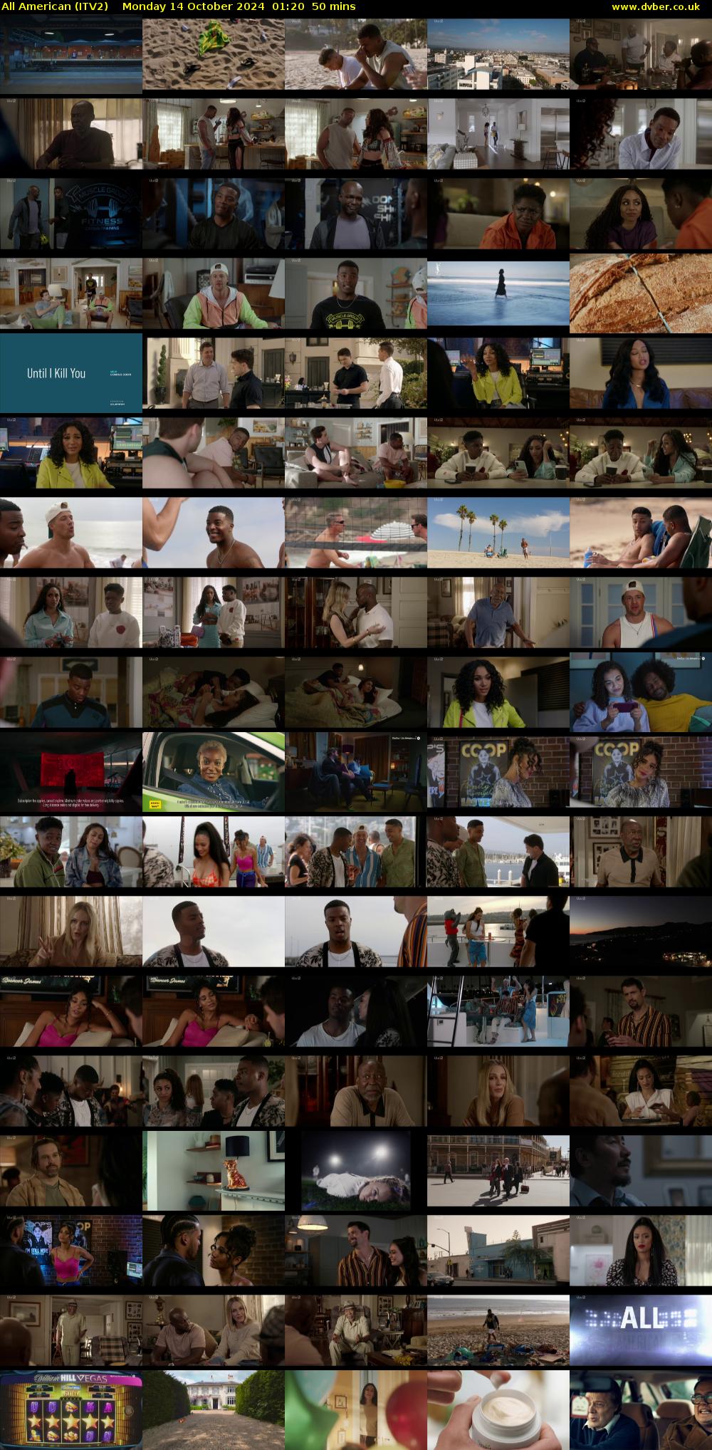 All American (ITV2) Monday 14 October 2024 01:20 - 02:10