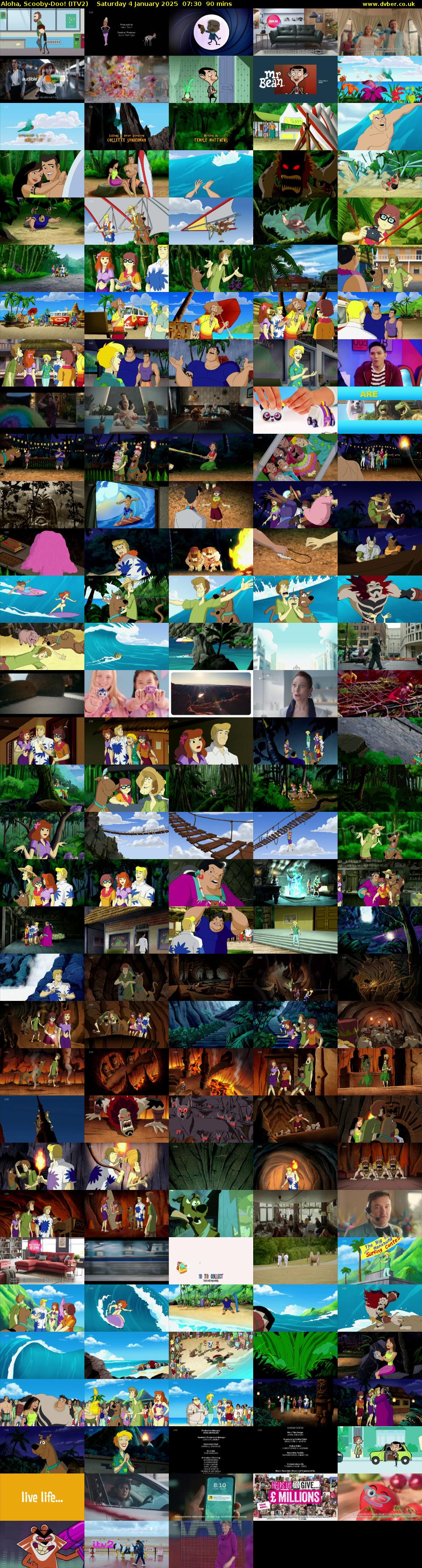 Aloha, Scooby-Doo! (ITV2) Saturday 4 January 2025 07:30 - 09:00