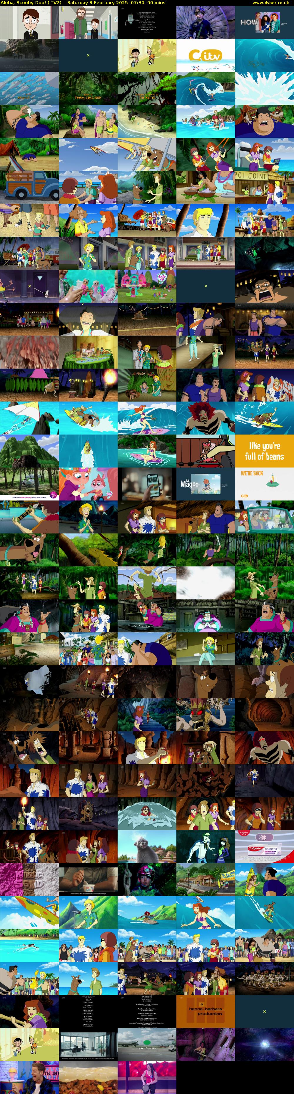 Aloha, Scooby-Doo! (ITV2) Saturday 8 February 2025 07:30 - 09:00