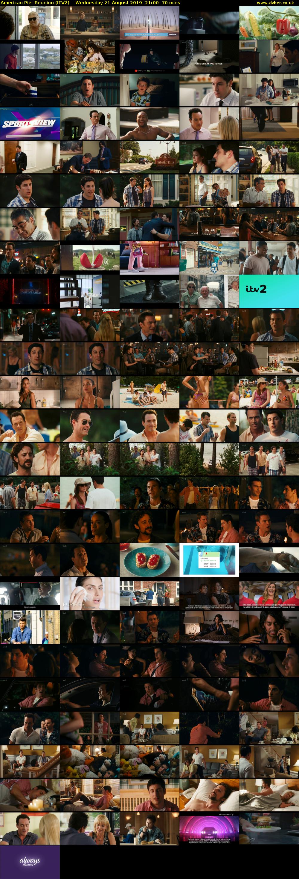 American Pie: Reunion (ITV2) Wednesday 21 August 2019 21:00 - 22:10