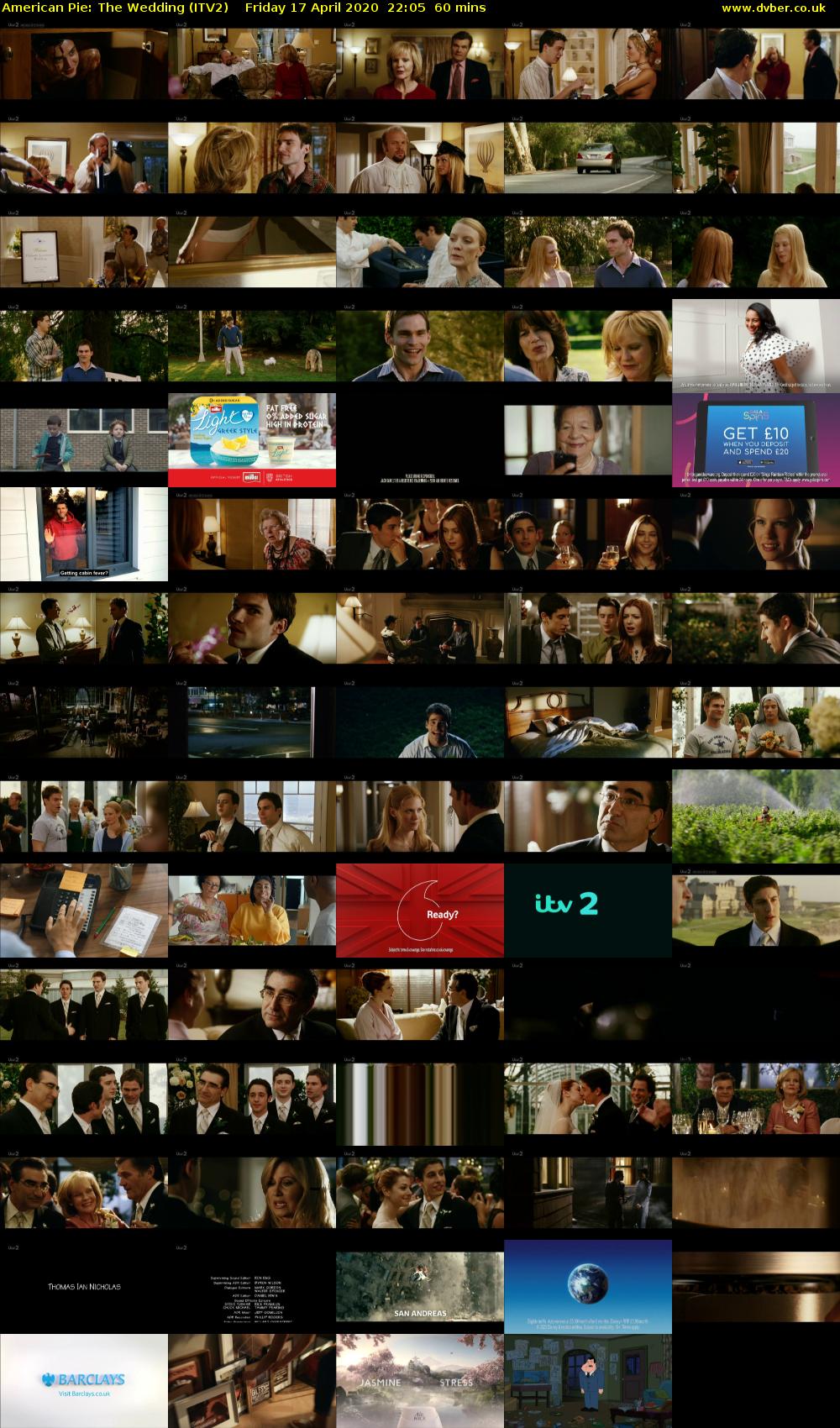 American Pie: The Wedding (ITV2) Friday 17 April 2020 22:05 - 23:05