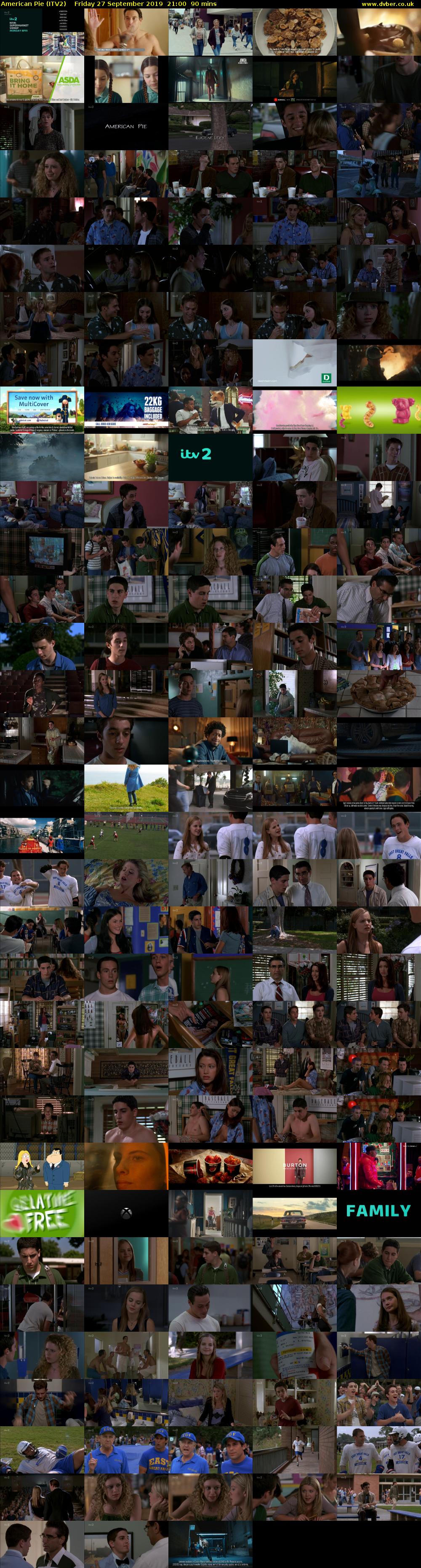 American Pie (ITV2) Friday 27 September 2019 21:00 - 22:30