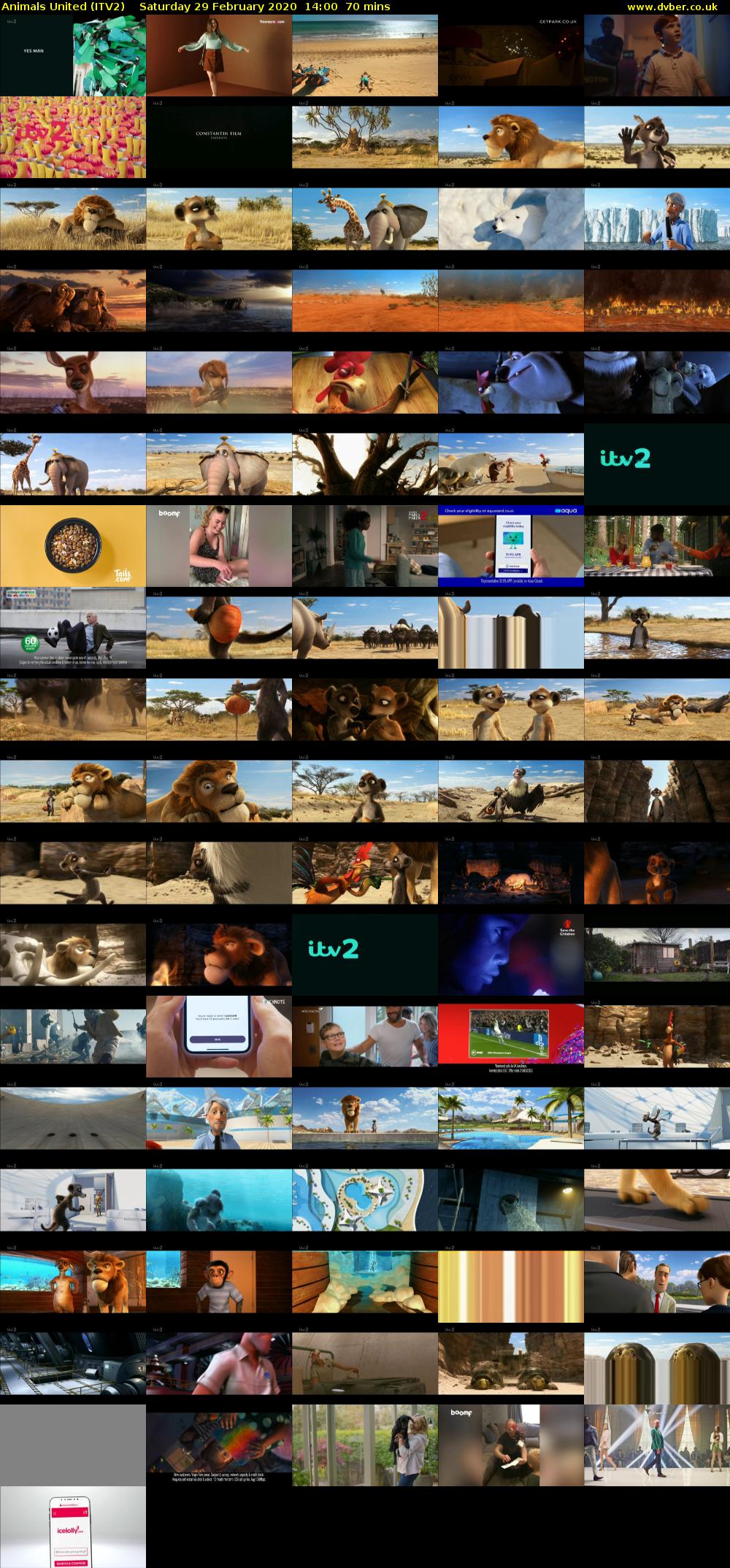 Animals United (ITV2) Saturday 29 February 2020 14:00 - 15:10