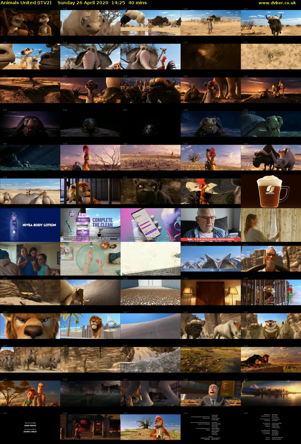 Animals United (ITV2) Sunday 26 April 2020 14:25 - 15:05