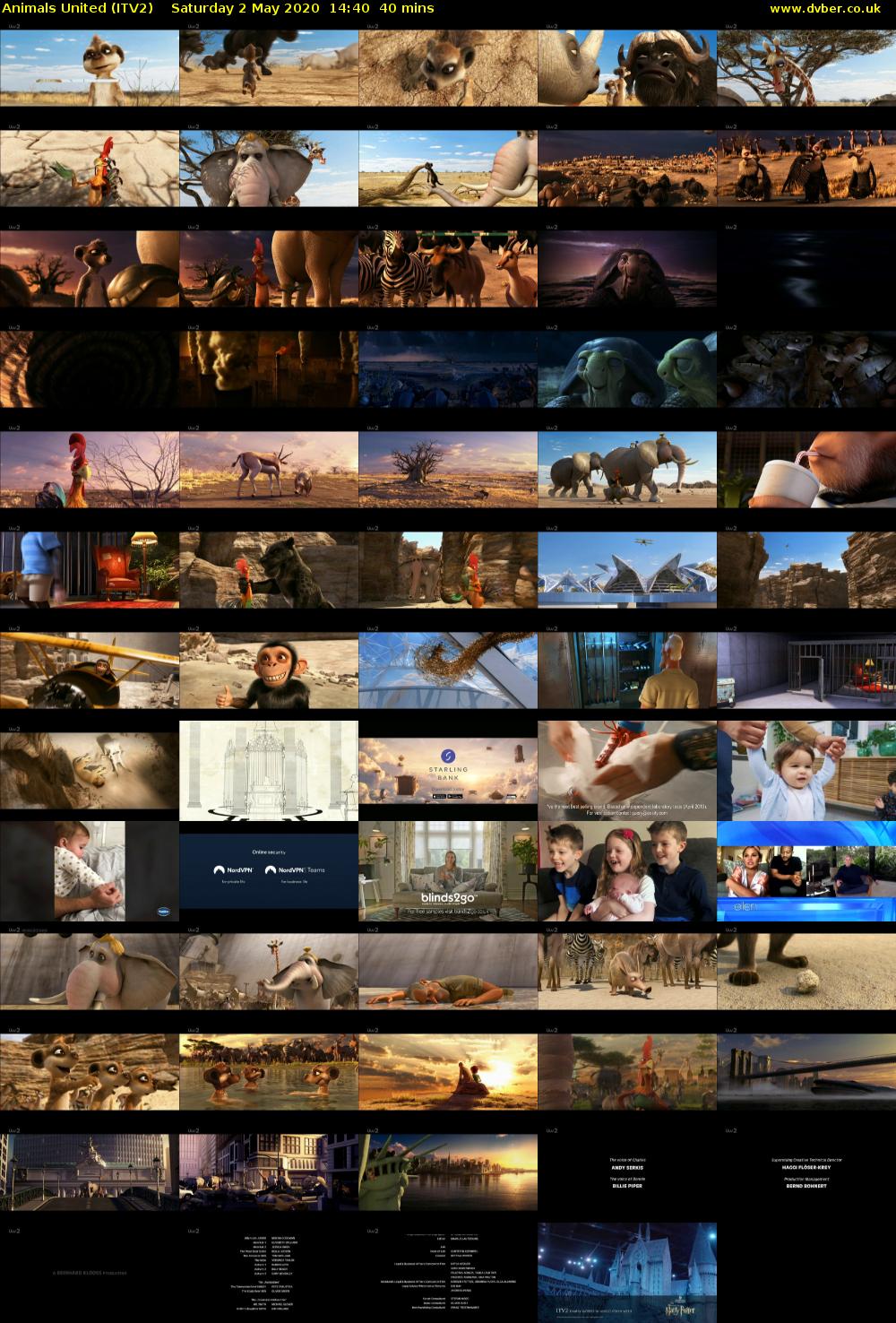 Animals United (ITV2) Saturday 2 May 2020 14:40 - 15:20