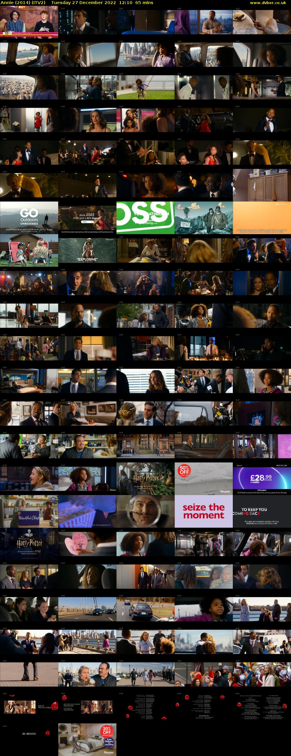 Annie (2014) (ITV2) Tuesday 27 December 2022 12:10 - 13:15