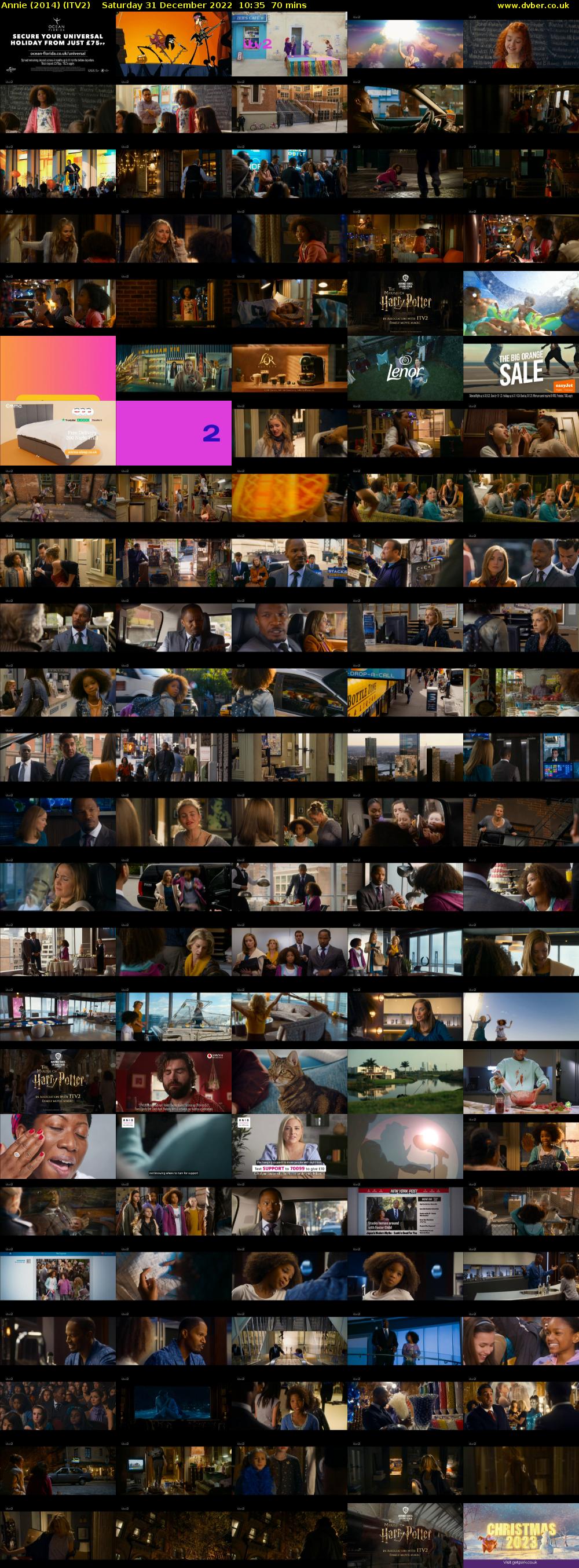 Annie (2014) (ITV2) Saturday 31 December 2022 10:35 - 11:45