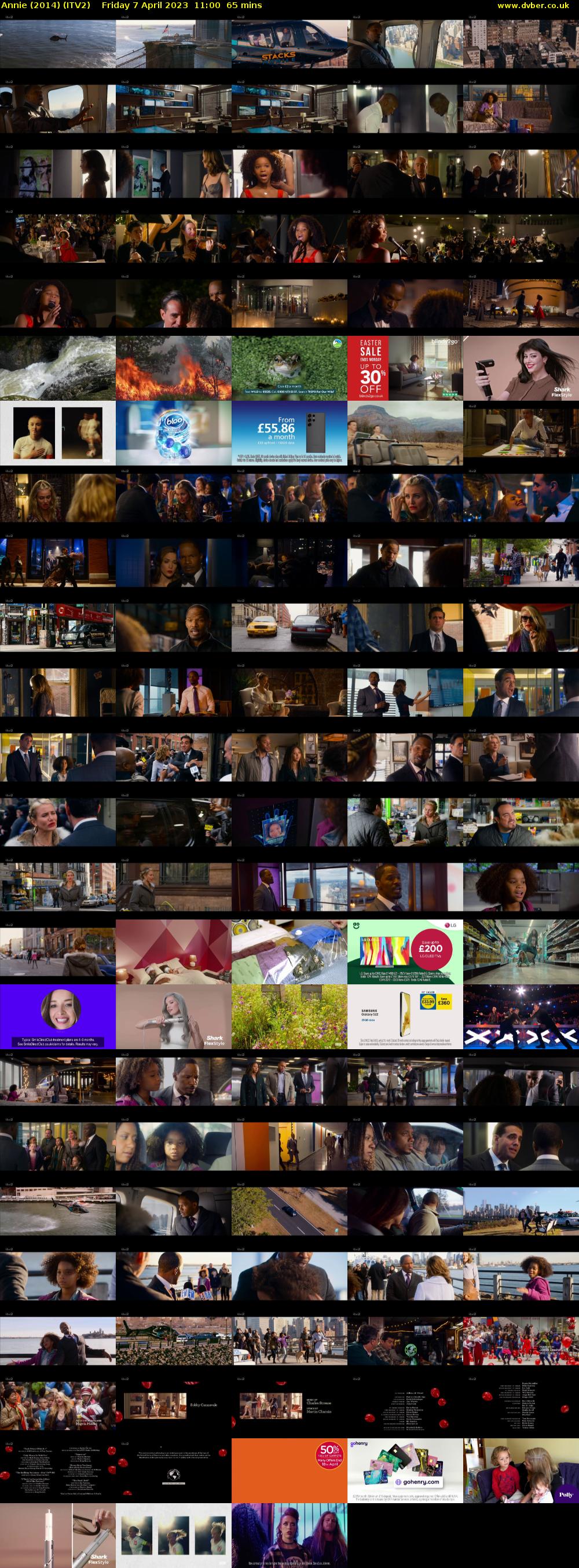 Annie (2014) (ITV2) Friday 7 April 2023 11:00 - 12:05