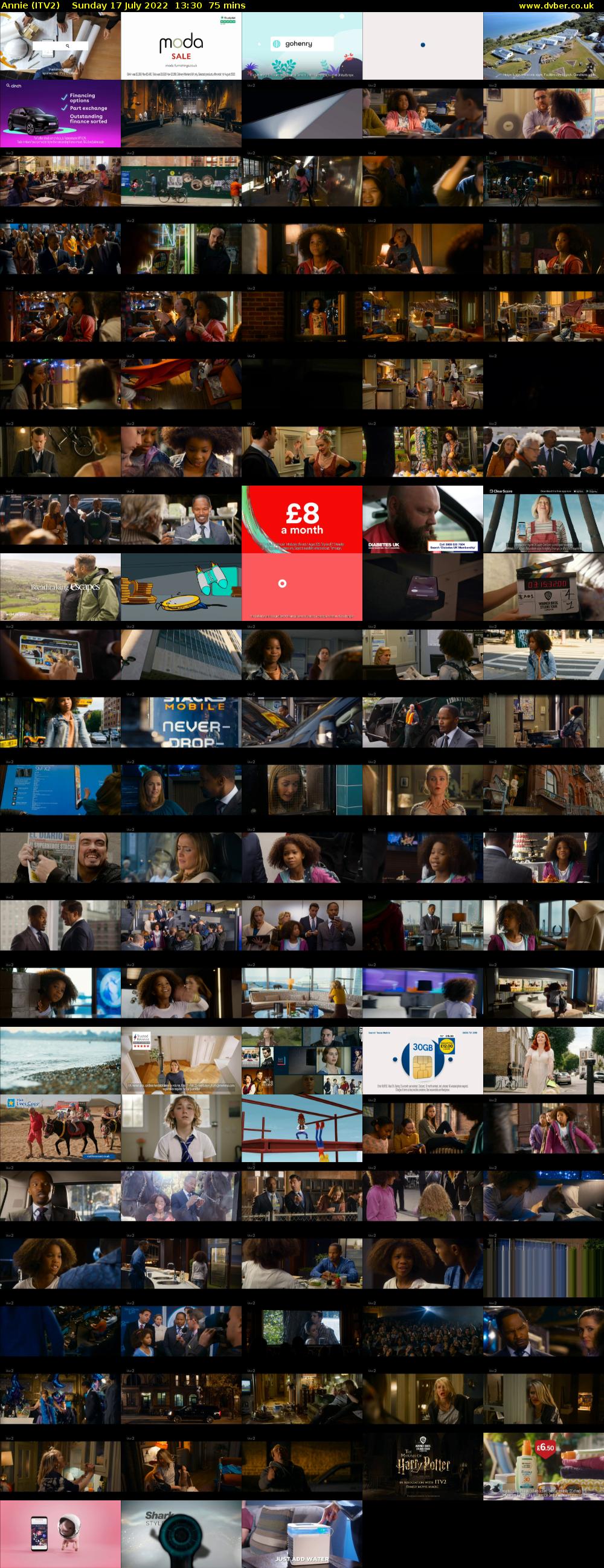 Annie (ITV2) Sunday 17 July 2022 13:30 - 14:45