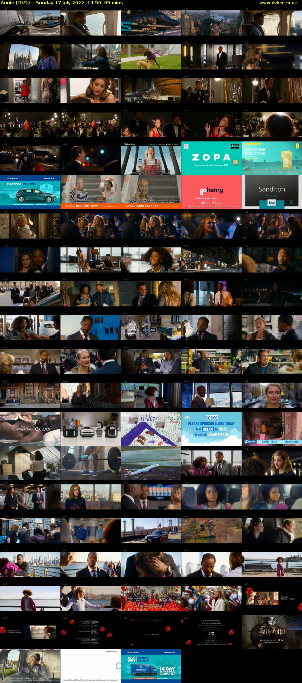 Annie (ITV2) Sunday 17 July 2022 14:50 - 15:55