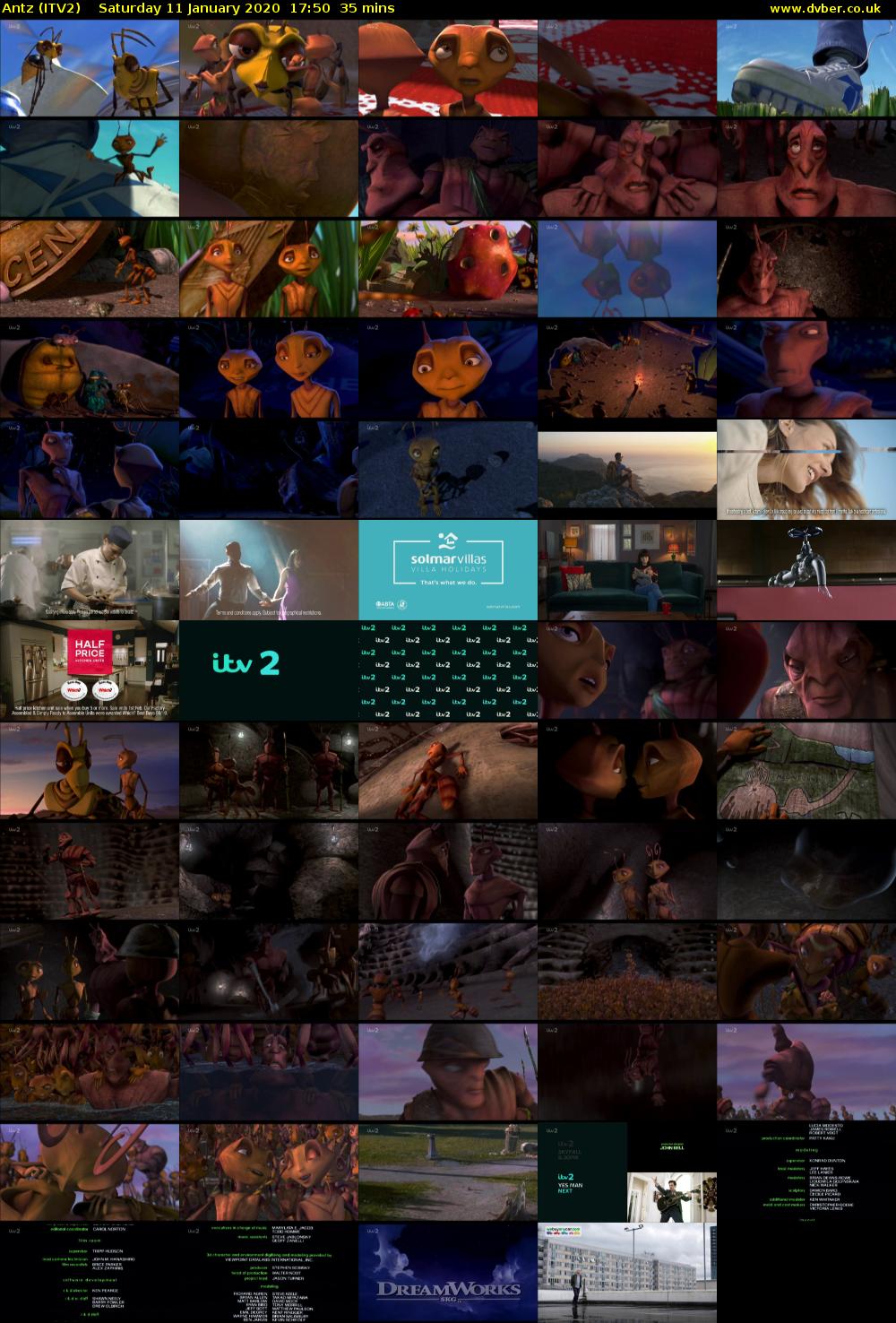 Antz (ITV2) Saturday 11 January 2020 17:50 - 18:25