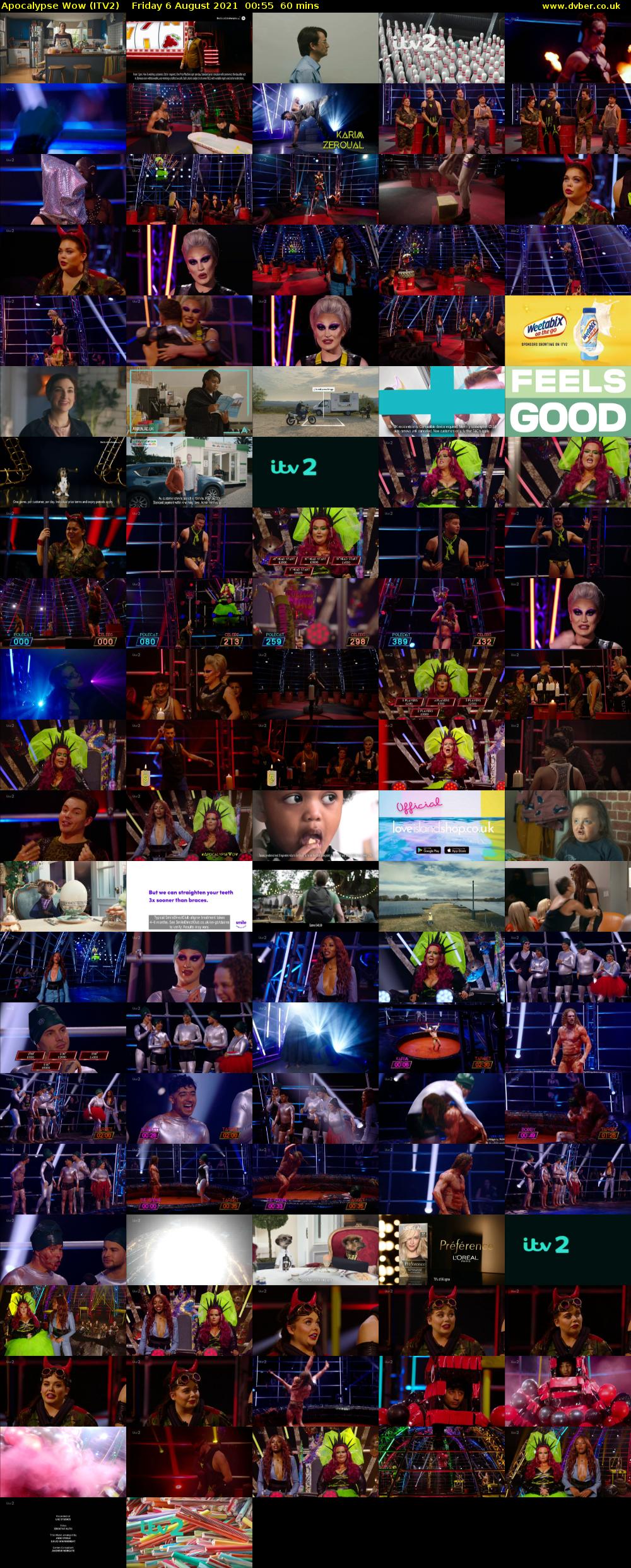 Apocalypse Wow (ITV2) Friday 6 August 2021 00:55 - 01:55
