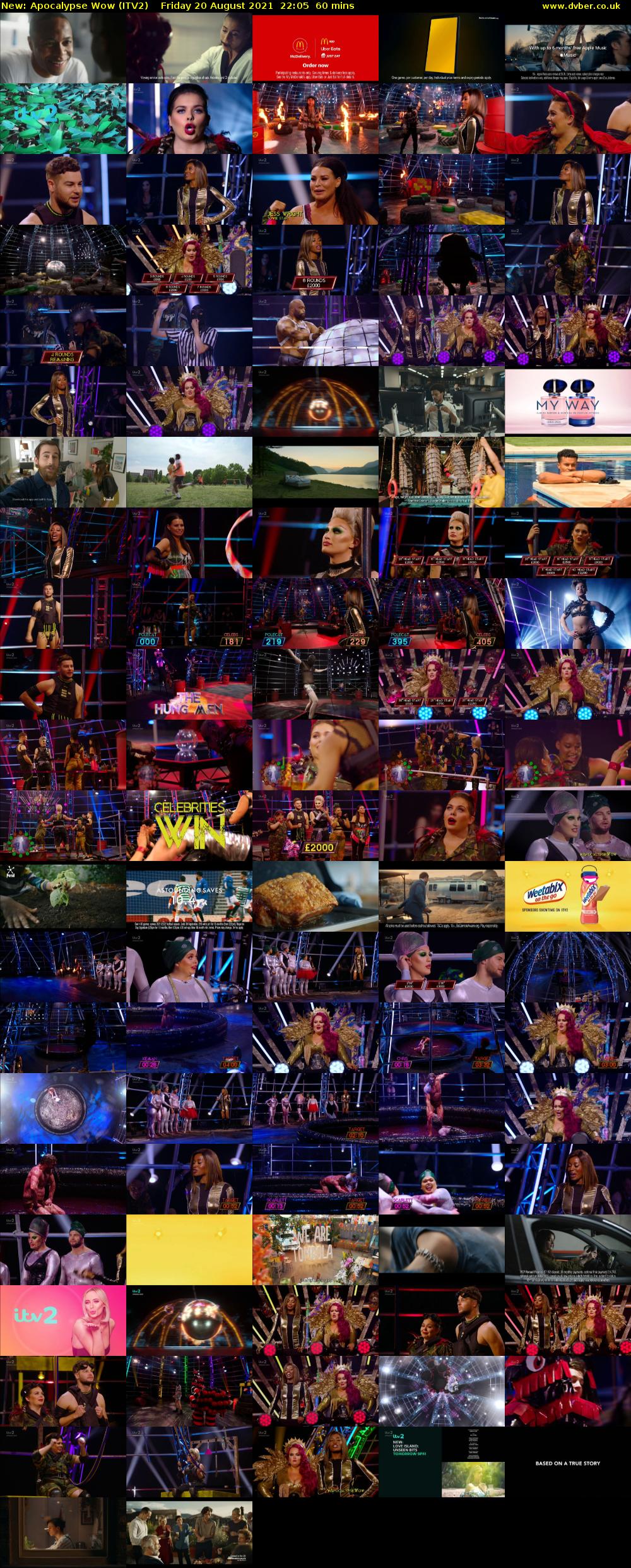 Apocalypse Wow (ITV2) Friday 20 August 2021 22:05 - 23:05