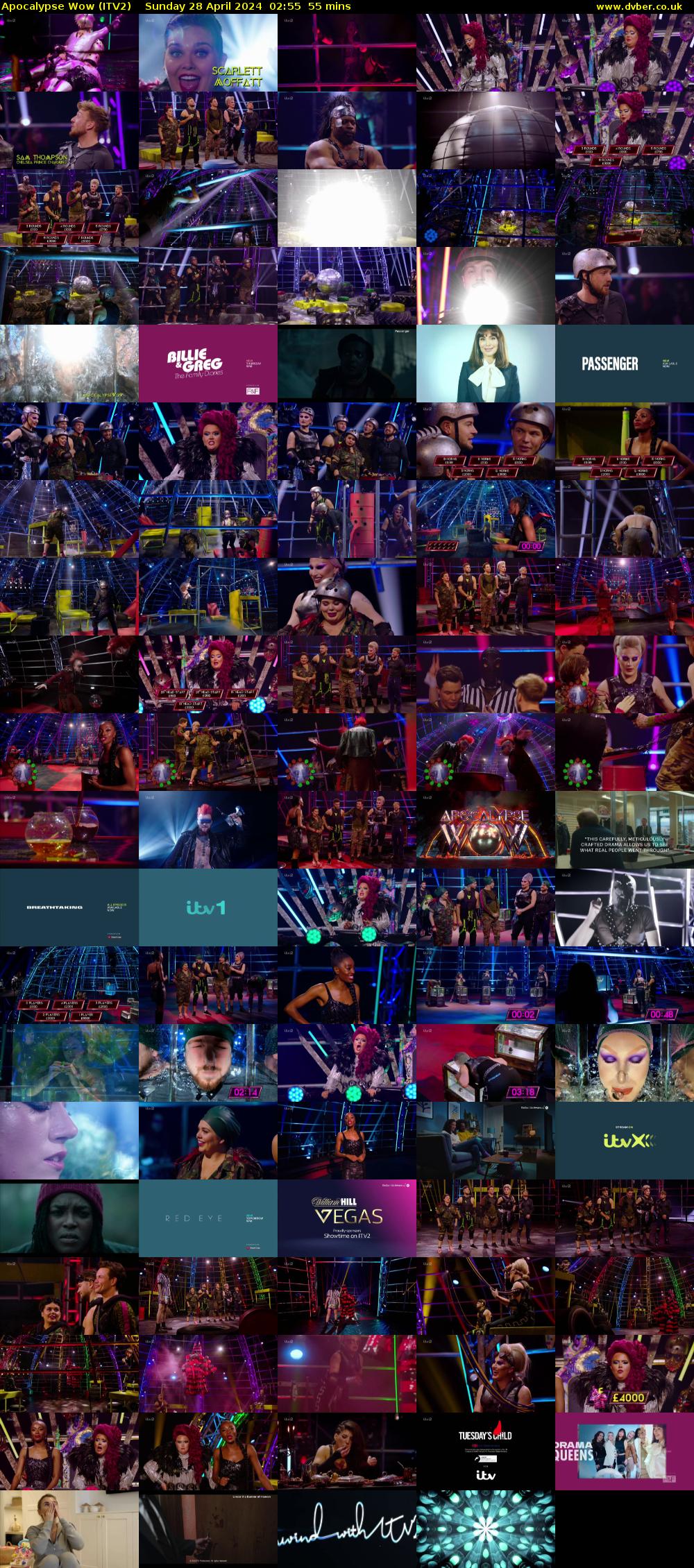 Apocalypse Wow (ITV2) Sunday 28 April 2024 02:55 - 03:50