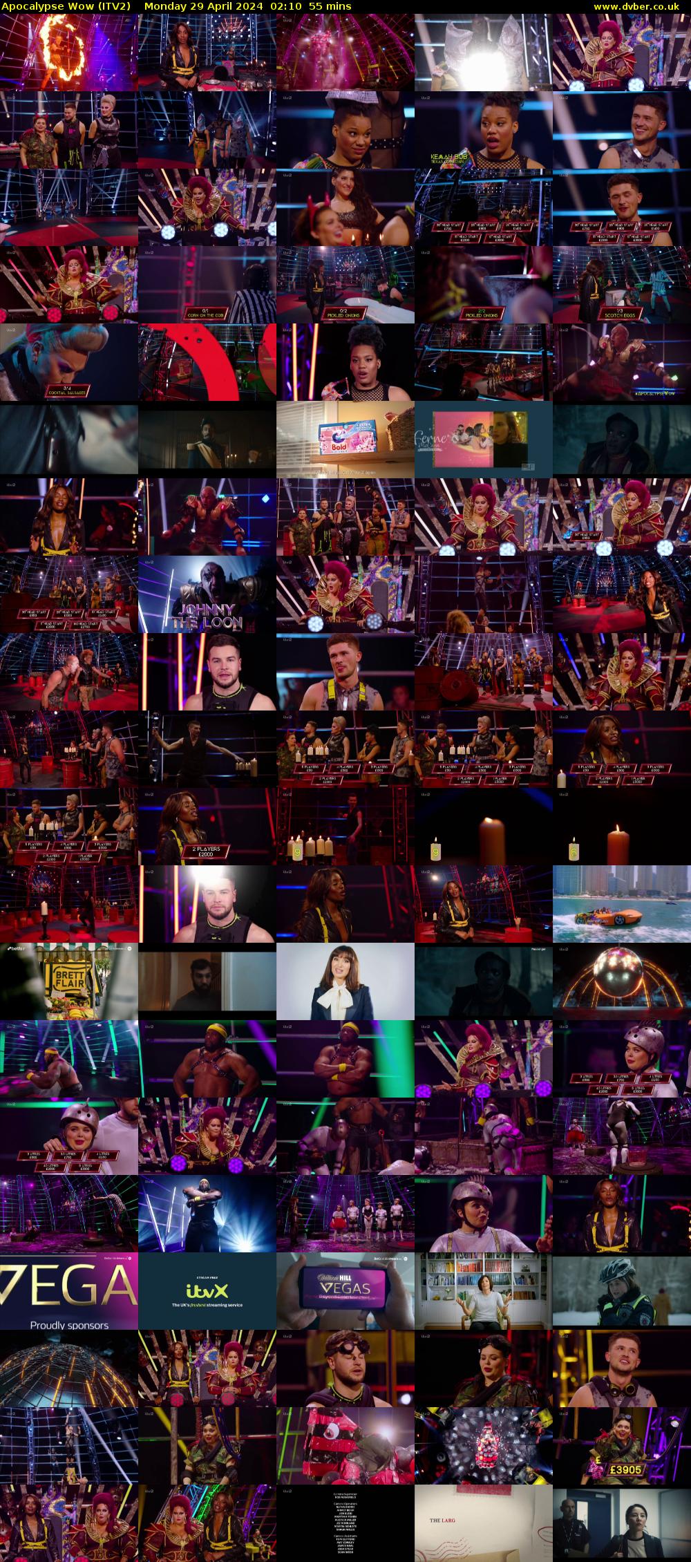 Apocalypse Wow (ITV2) Monday 29 April 2024 02:10 - 03:05