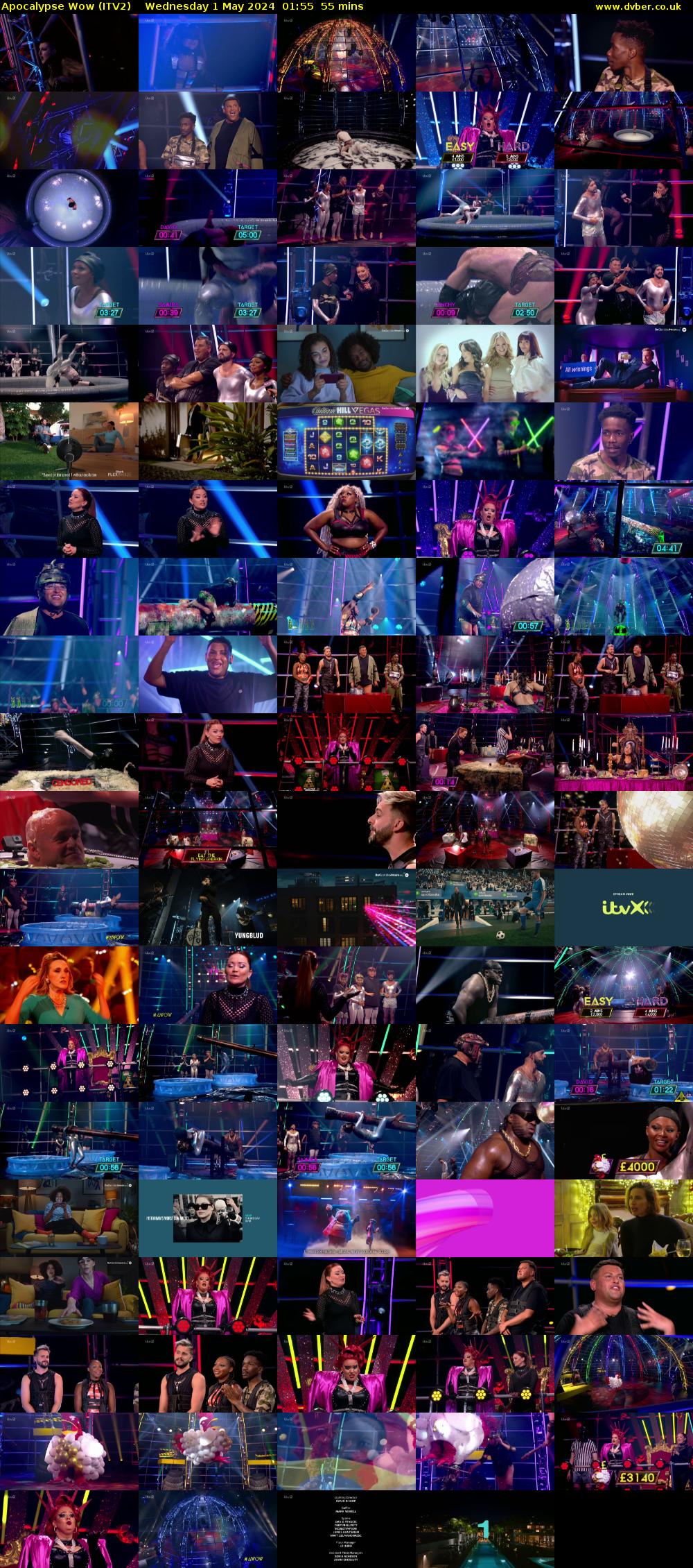 Apocalypse Wow (ITV2) Wednesday 1 May 2024 01:55 - 02:50