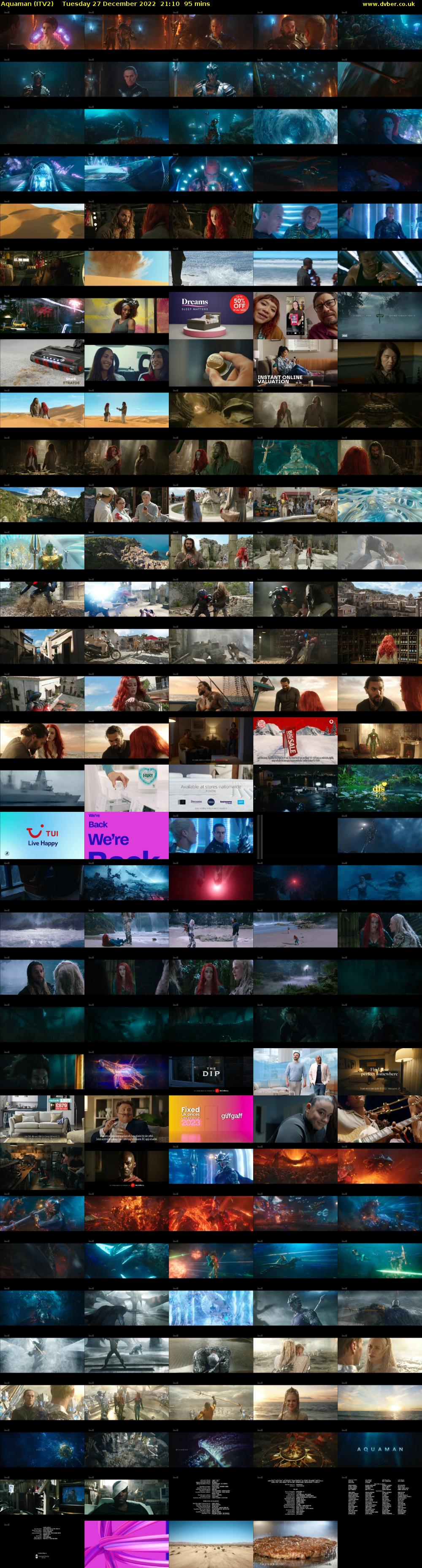 Aquaman (ITV2) Tuesday 27 December 2022 21:10 - 22:45