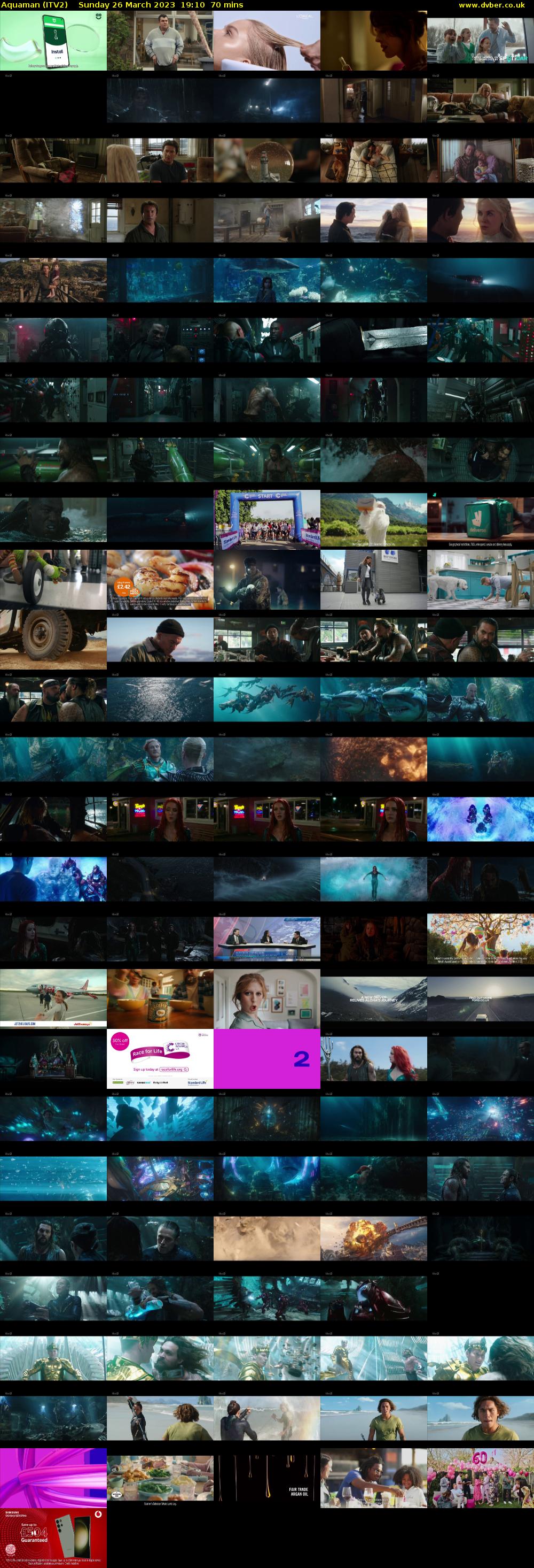 Aquaman (ITV2) Sunday 26 March 2023 19:10 - 20:20