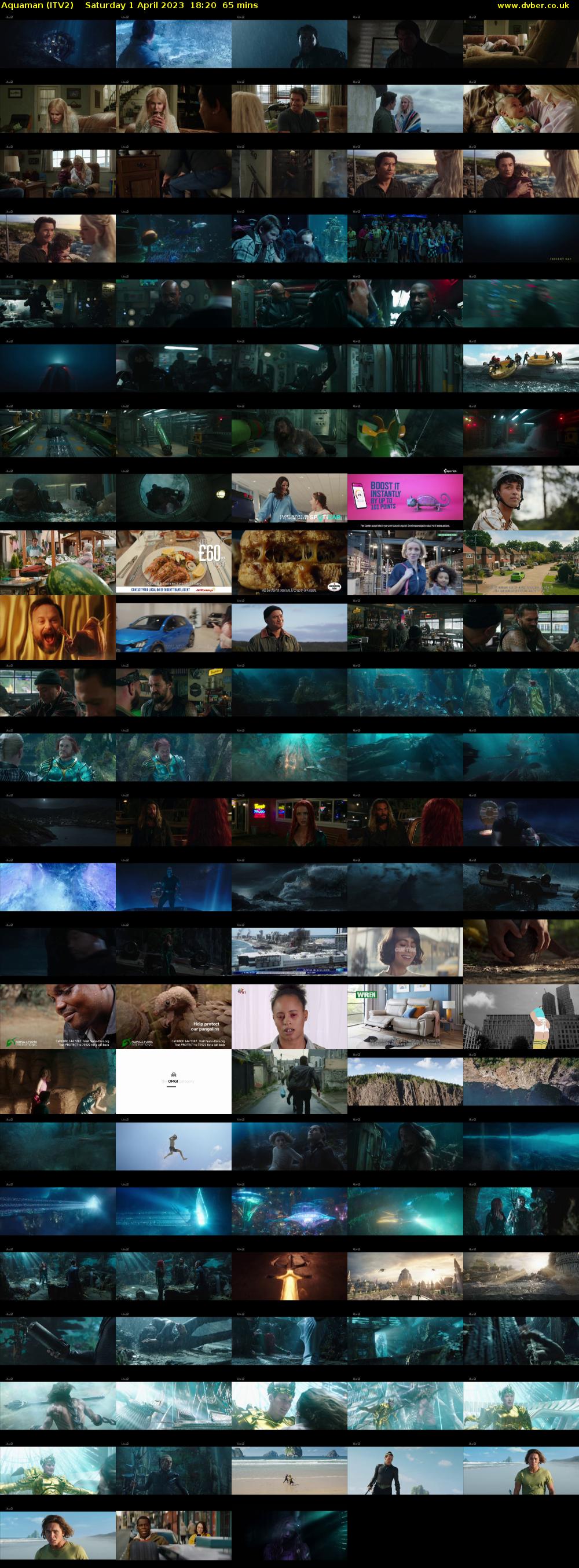 Aquaman (ITV2) Saturday 1 April 2023 18:20 - 19:25
