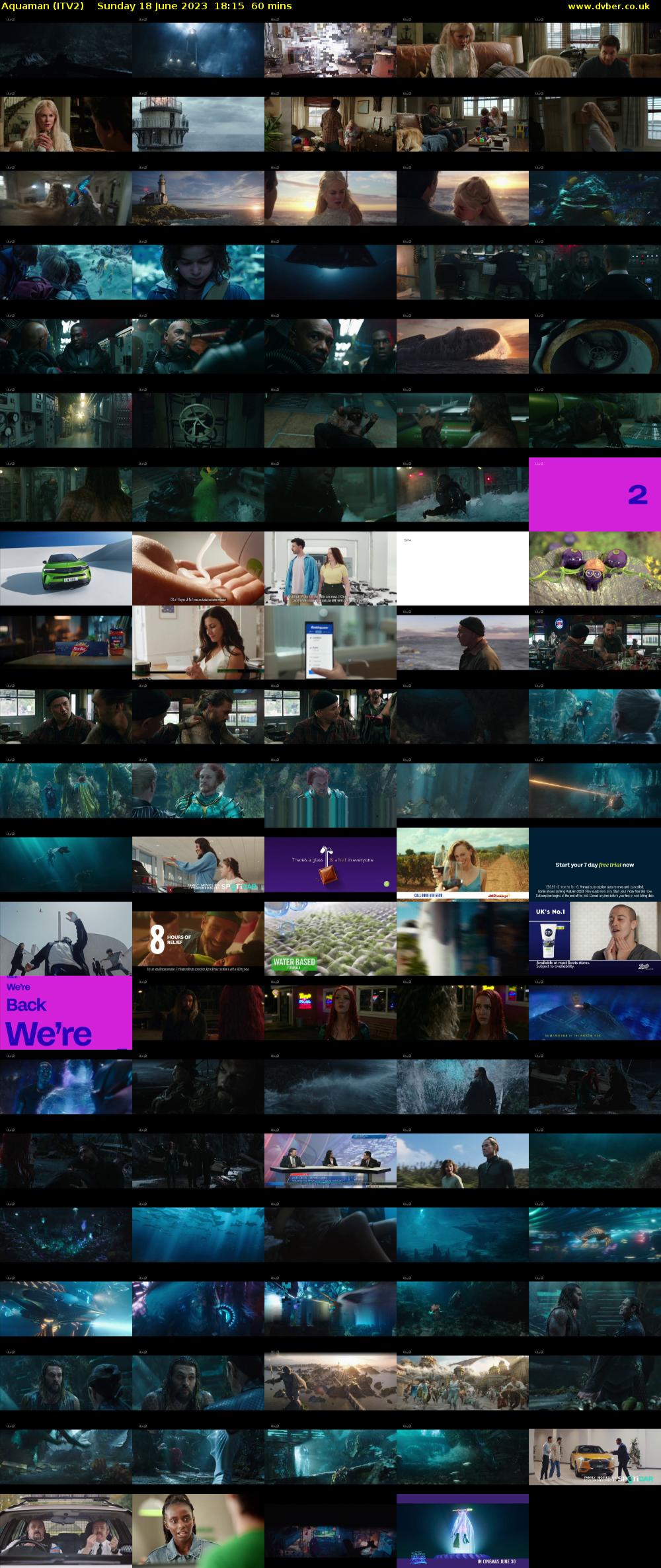 Aquaman (ITV2) Sunday 18 June 2023 18:15 - 19:15