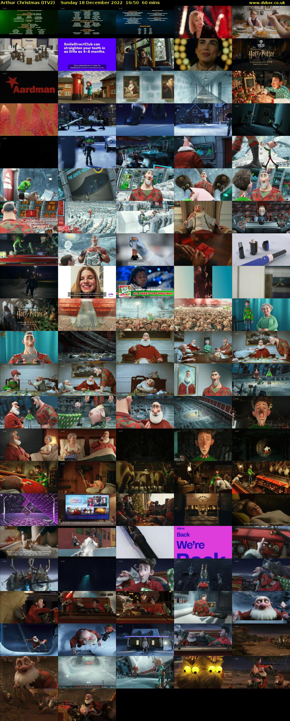 Arthur Christmas (ITV2) Sunday 18 December 2022 16:50 - 17:50