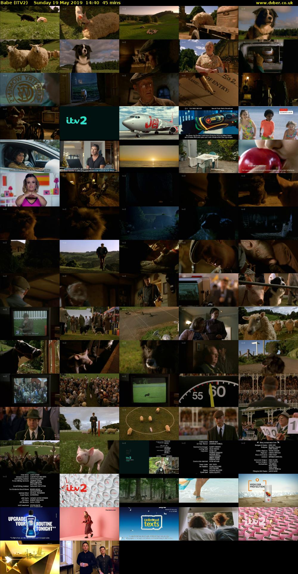 Babe (ITV2) Sunday 19 May 2019 14:40 - 15:25