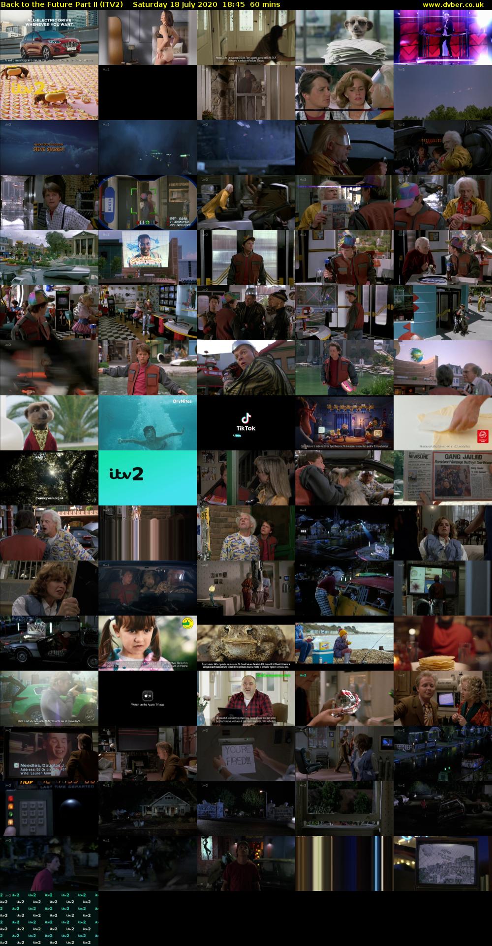 Back to the Future Part II (ITV2) Saturday 18 July 2020 18:45 - 19:45