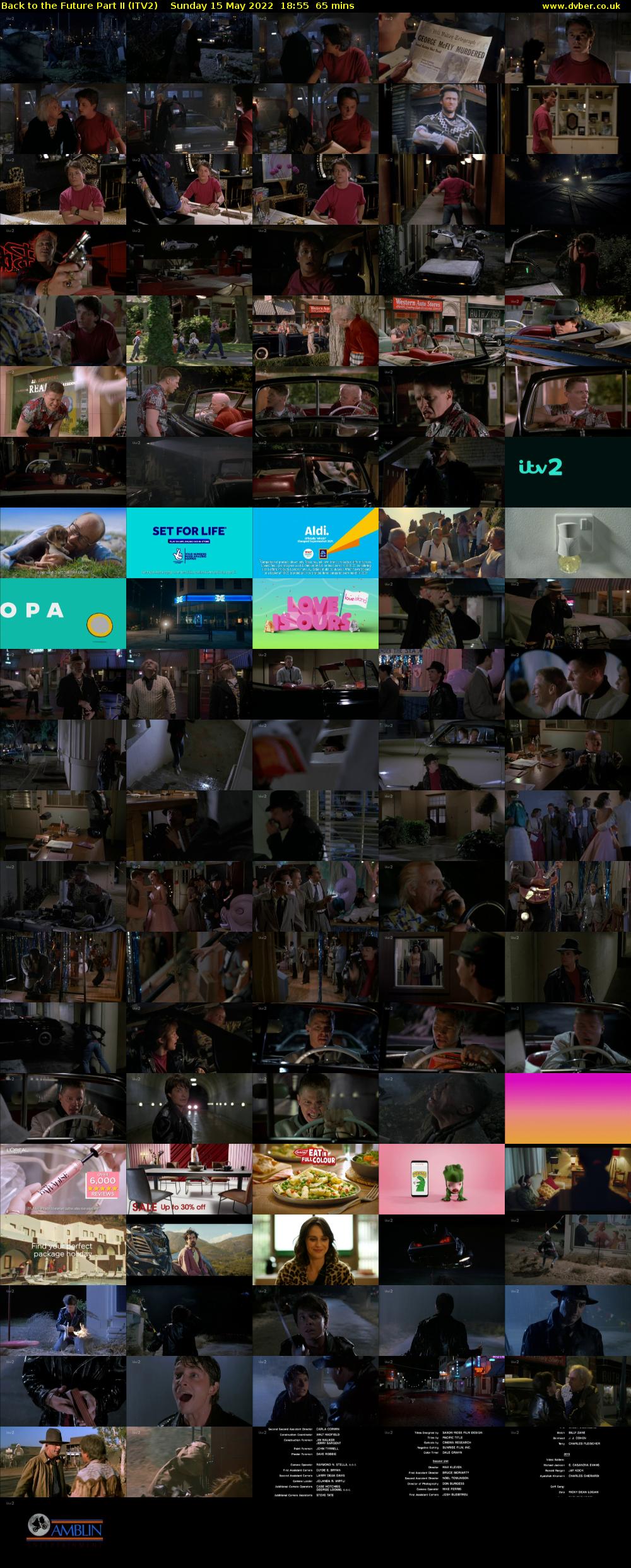 Back to the Future Part II (ITV2) Sunday 15 May 2022 18:55 - 20:00